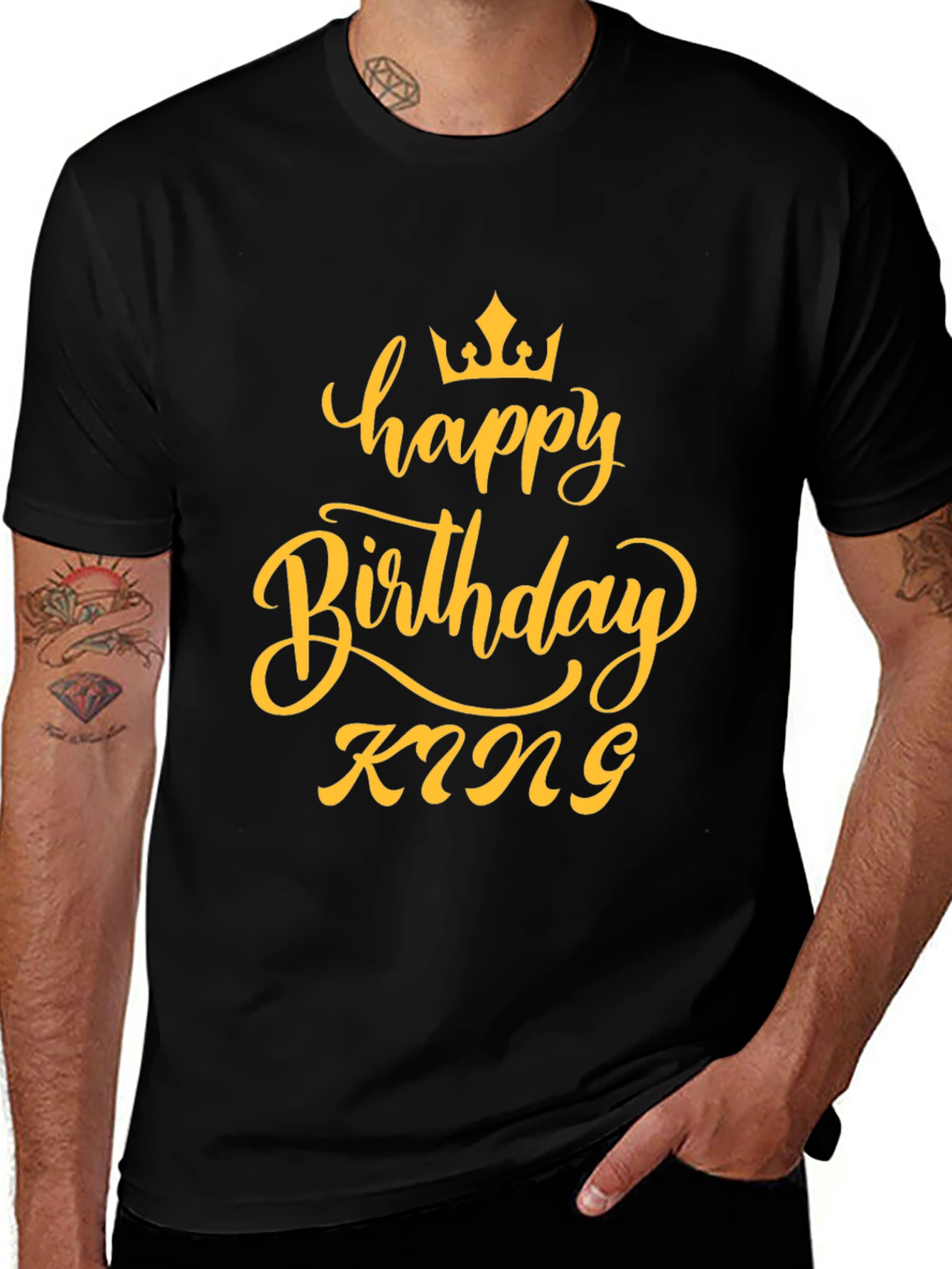 Happy Birthday King T-Shirt - Stylish Celebration Tee