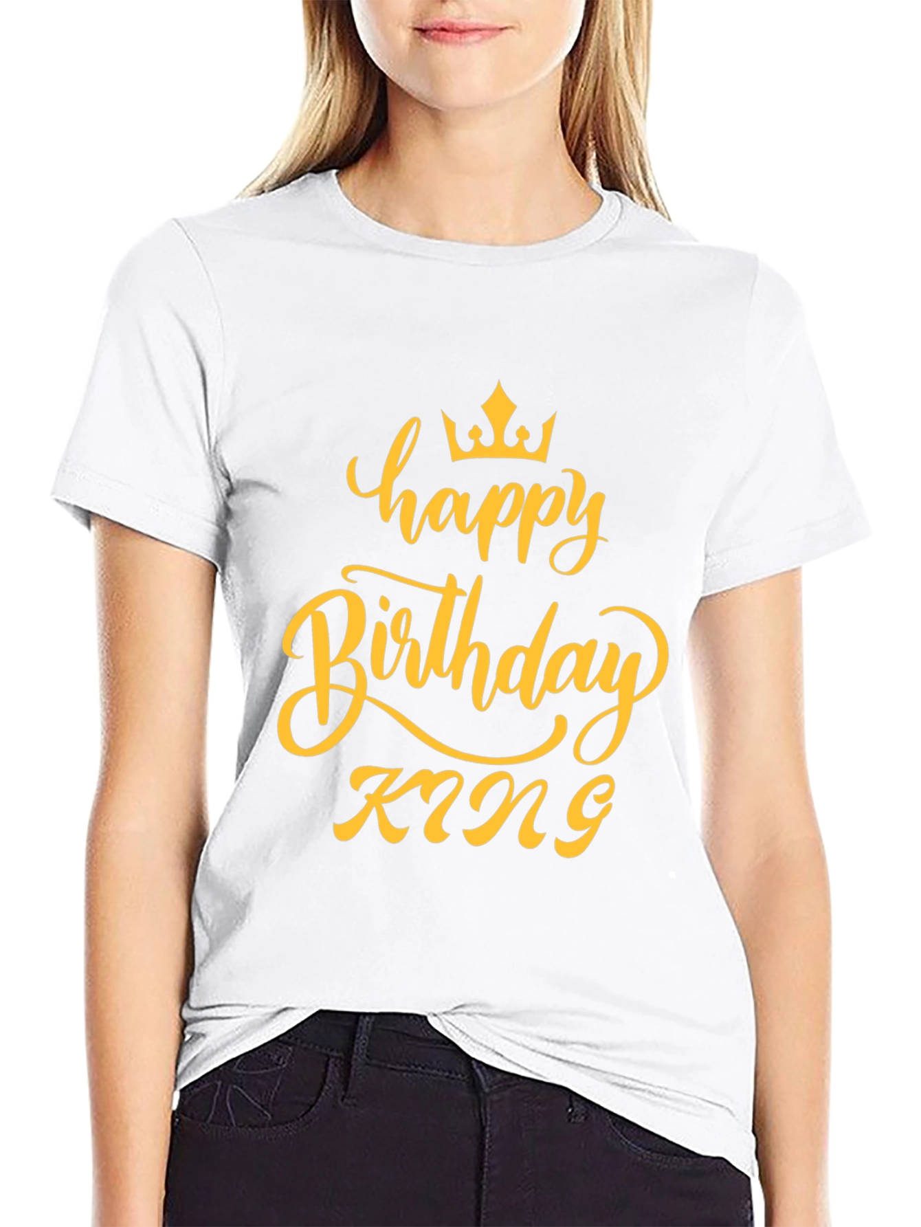 Happy Birthday King T-Shirt - Stylish Celebration Tee