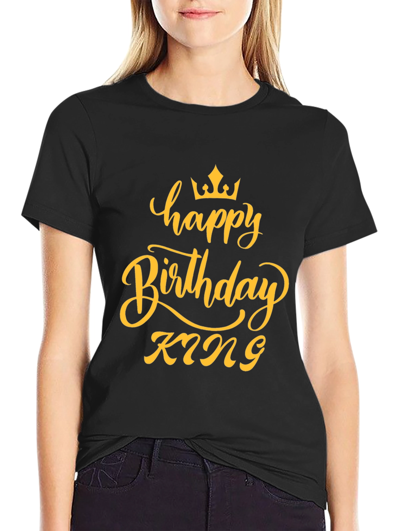 Happy Birthday King T-Shirt - Stylish Celebration Tee
