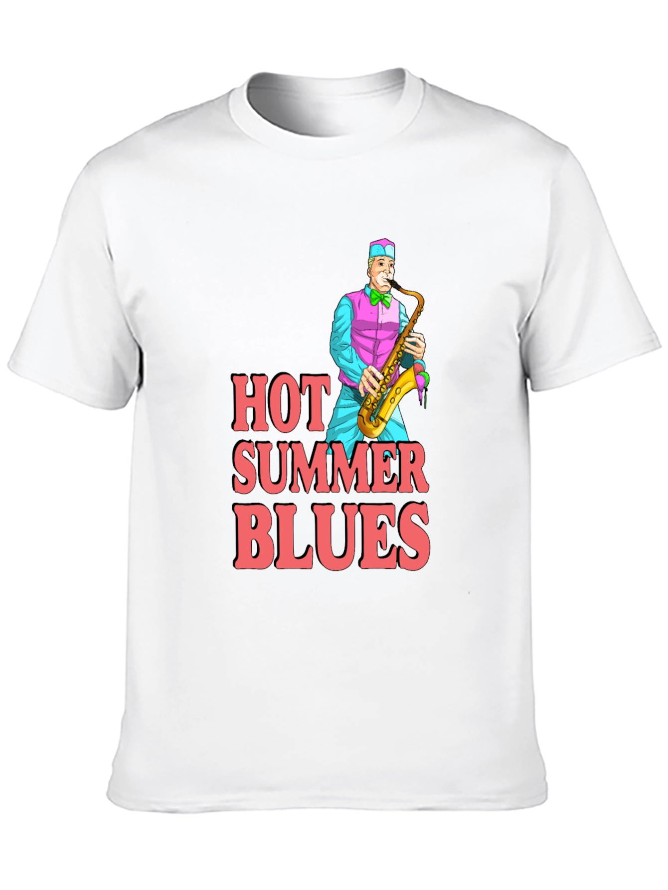 Hot Summer Blues Graphic T-Shirt