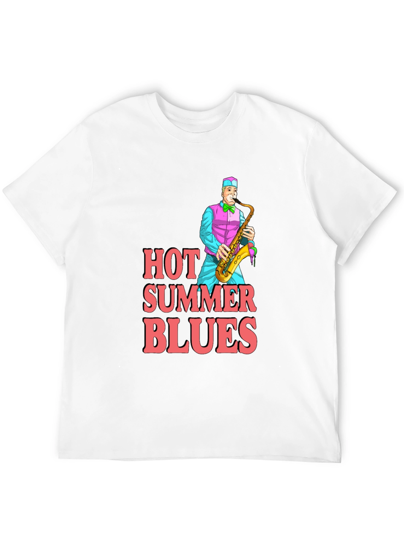 Hot Summer Blues Graphic T-Shirt