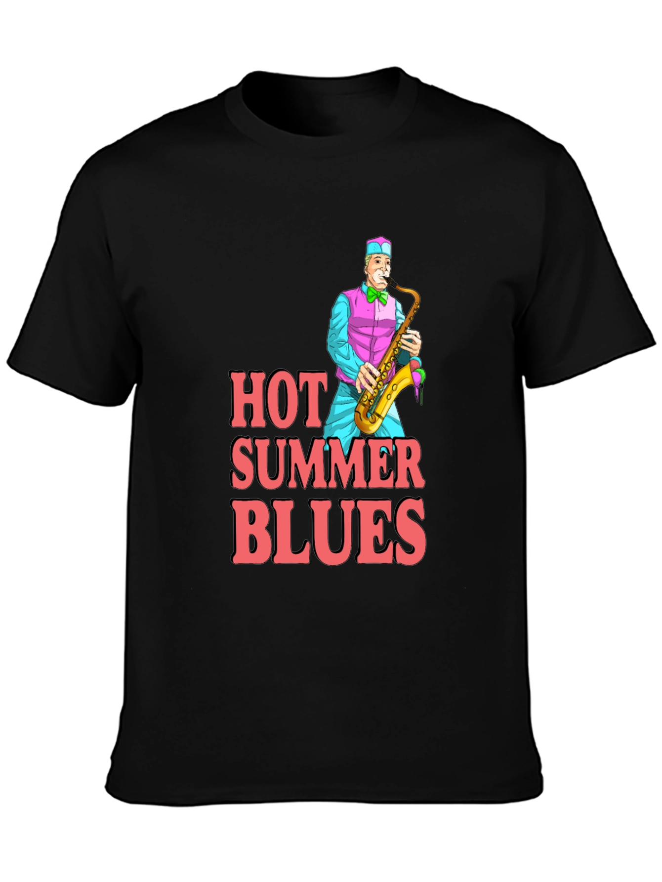 Hot Summer Blues Graphic T-Shirt