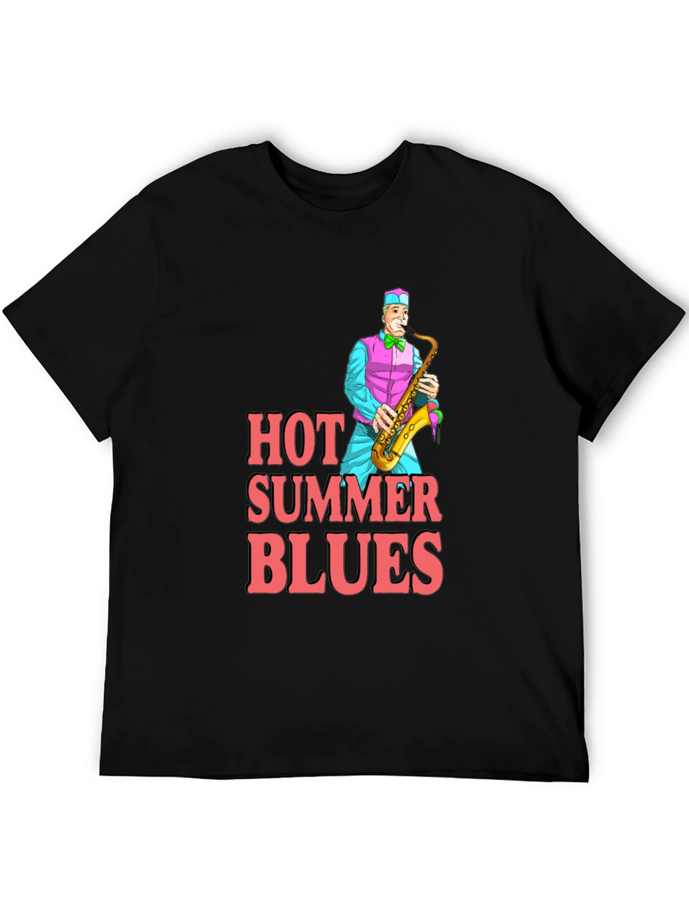Hot Summer Blues Graphic T-Shirt