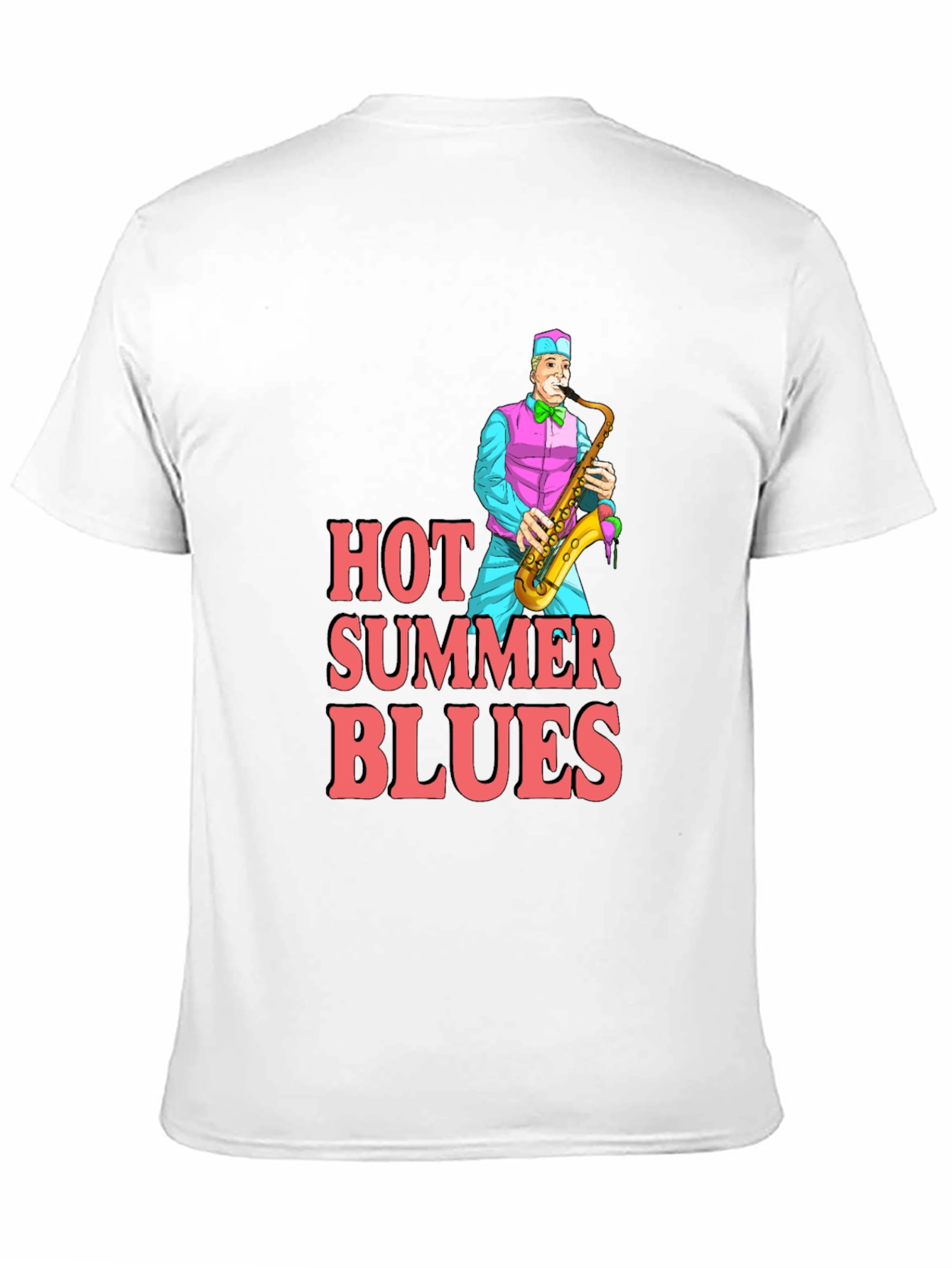 Hot Summer Blues Graphic T-Shirt