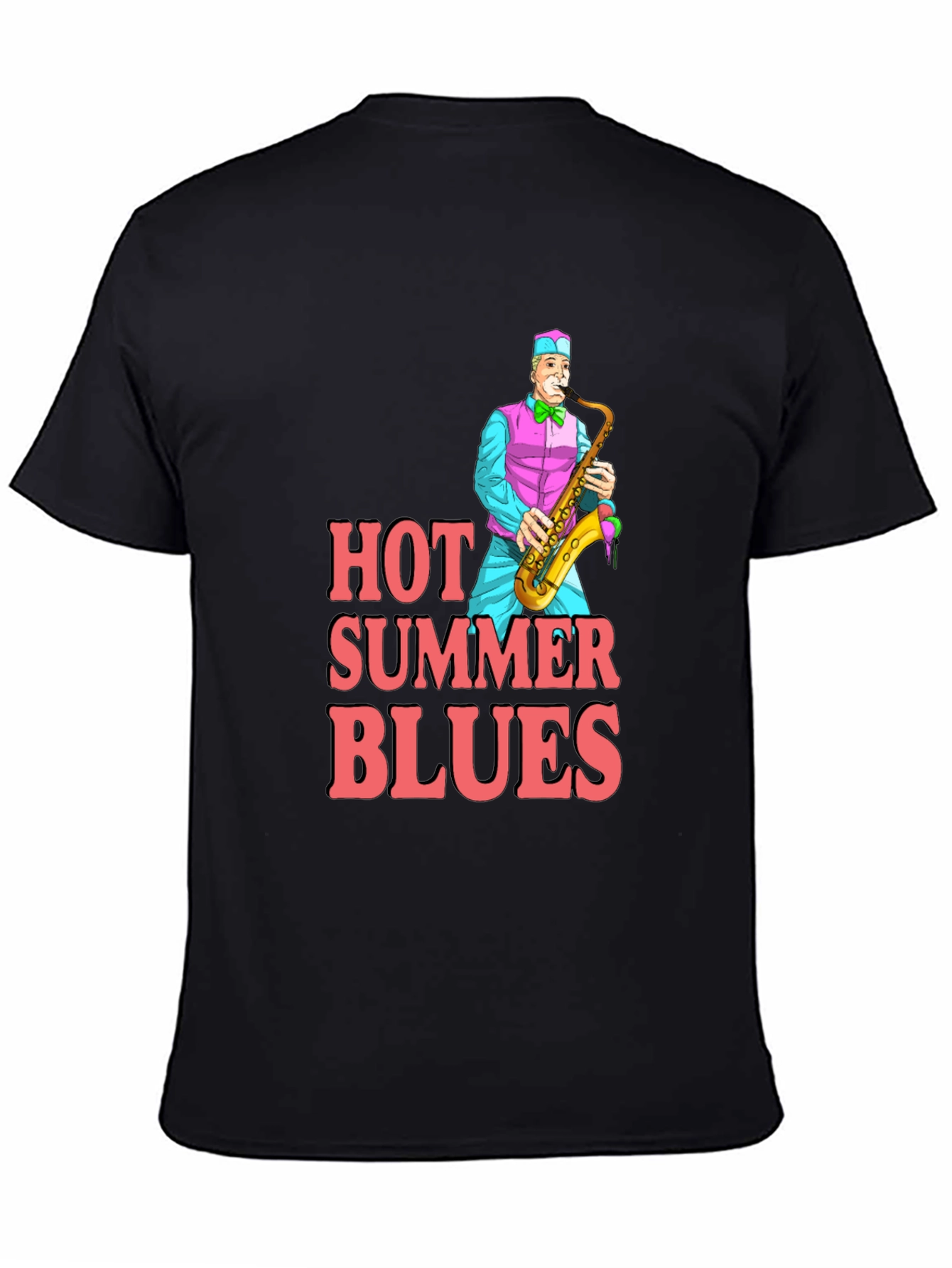 Hot Summer Blues Graphic T-Shirt