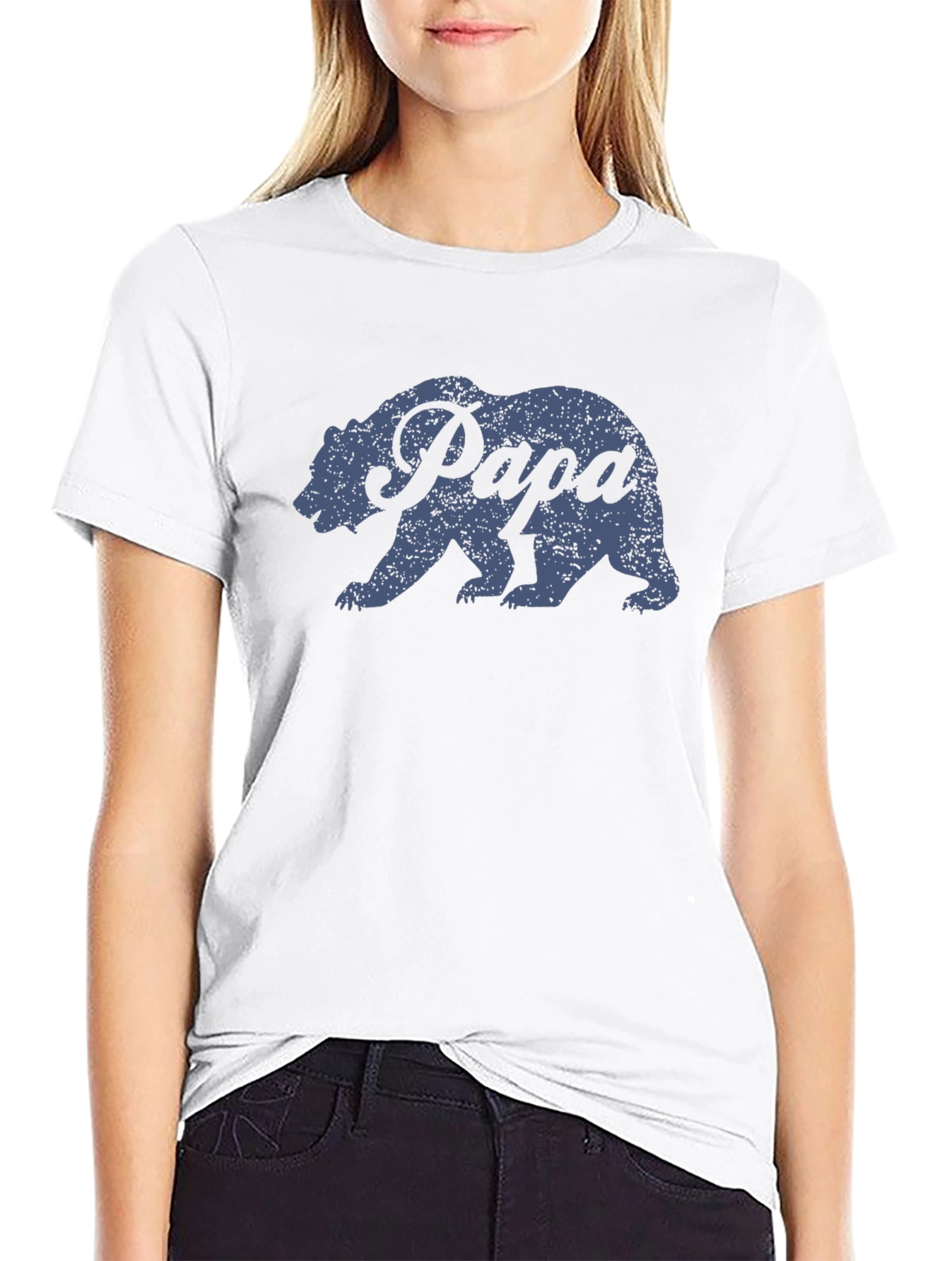 Papa Bear T-Shirt - Distressed Graphic Tee