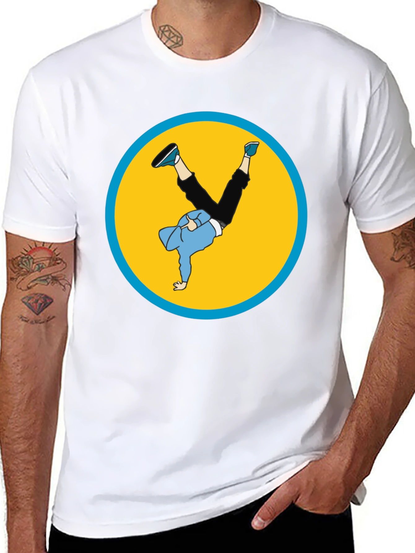 Breakdance Graphic Black T-Shirt