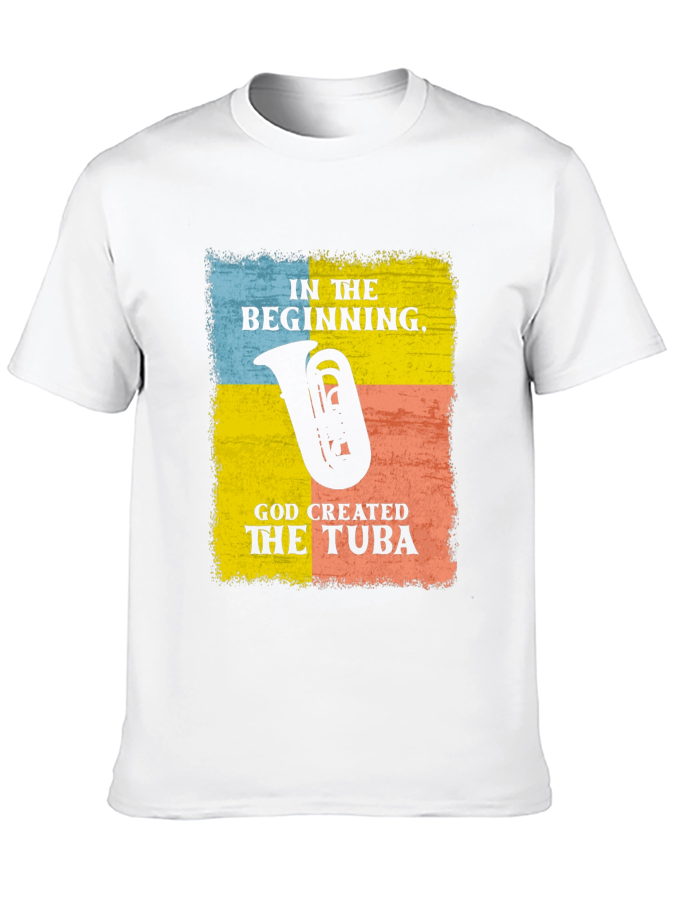 In The Beginning Tuba Graphic Tee
