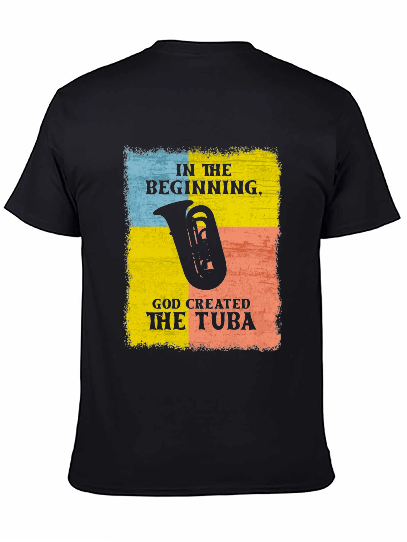 In The Beginning Tuba Graphic Tee