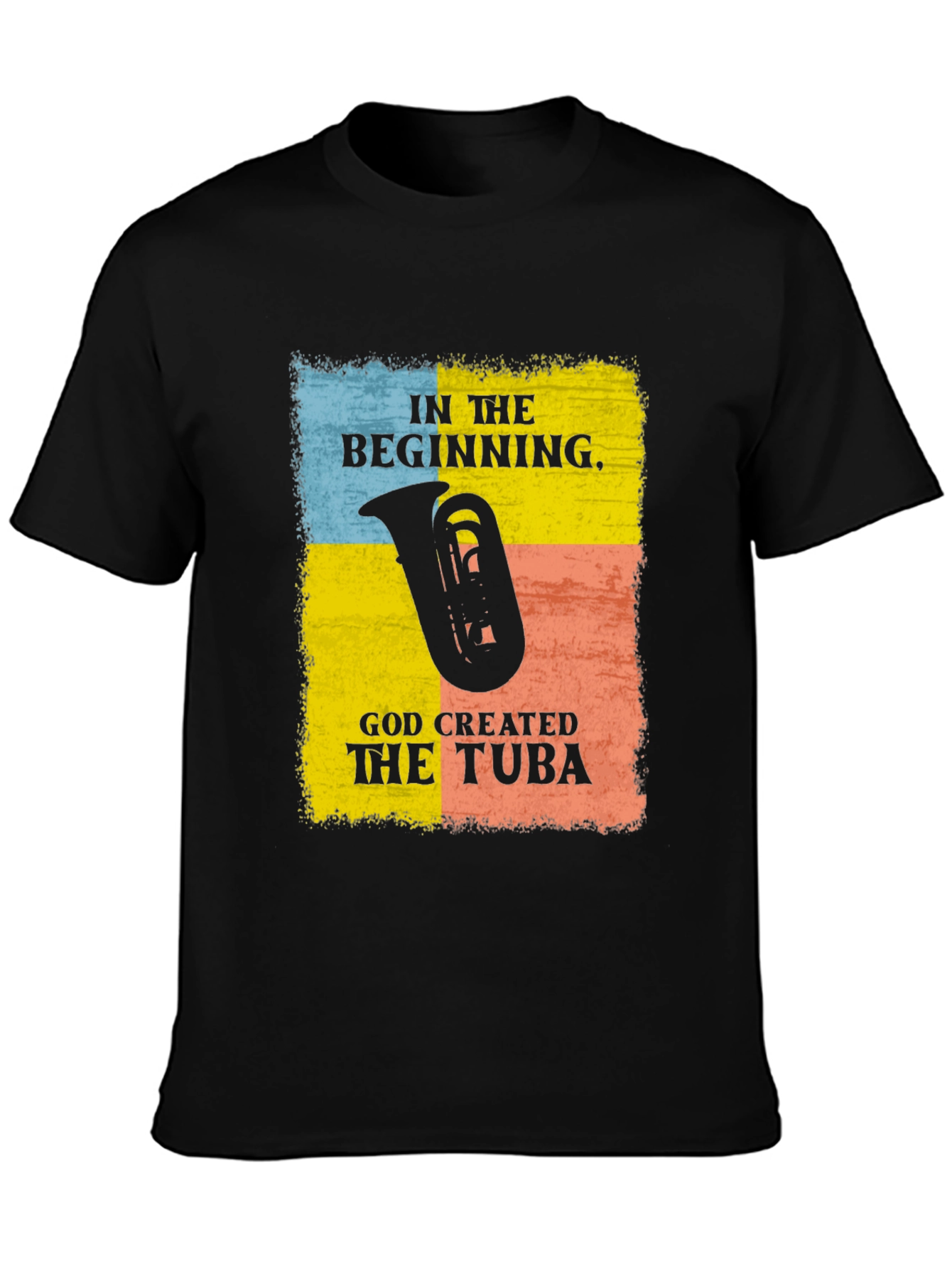 In The Beginning Tuba Graphic Tee