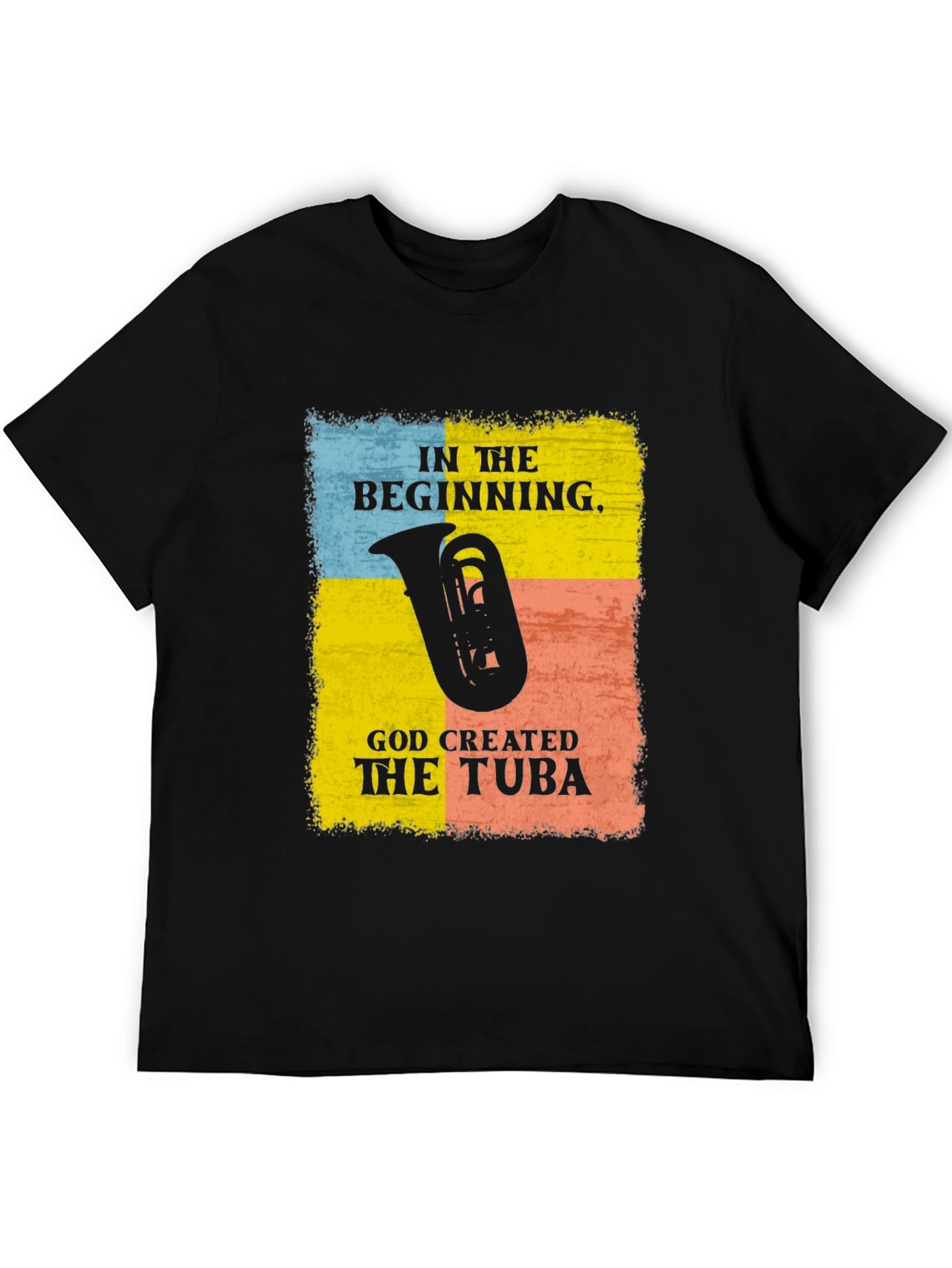 In The Beginning Tuba Graphic Tee