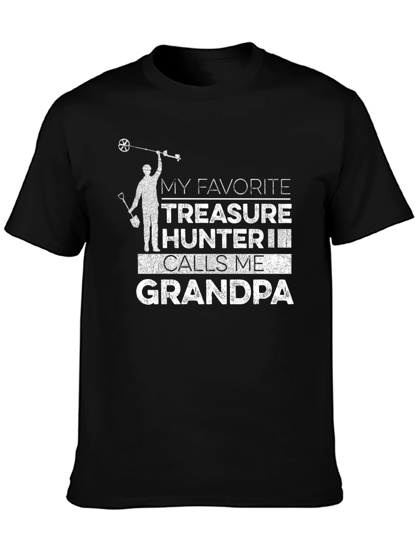 Treasure Hunter Grandpa T-Shirt Funny Grandpa Tee
