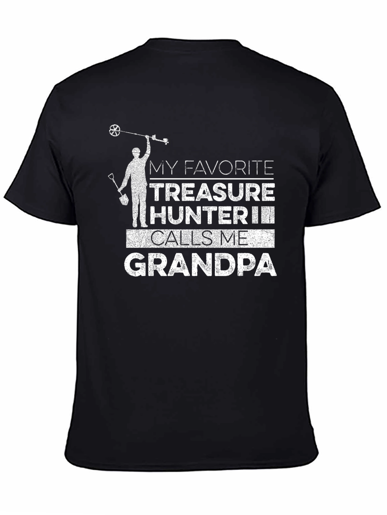 Treasure Hunter Grandpa T-Shirt Funny Grandpa Tee