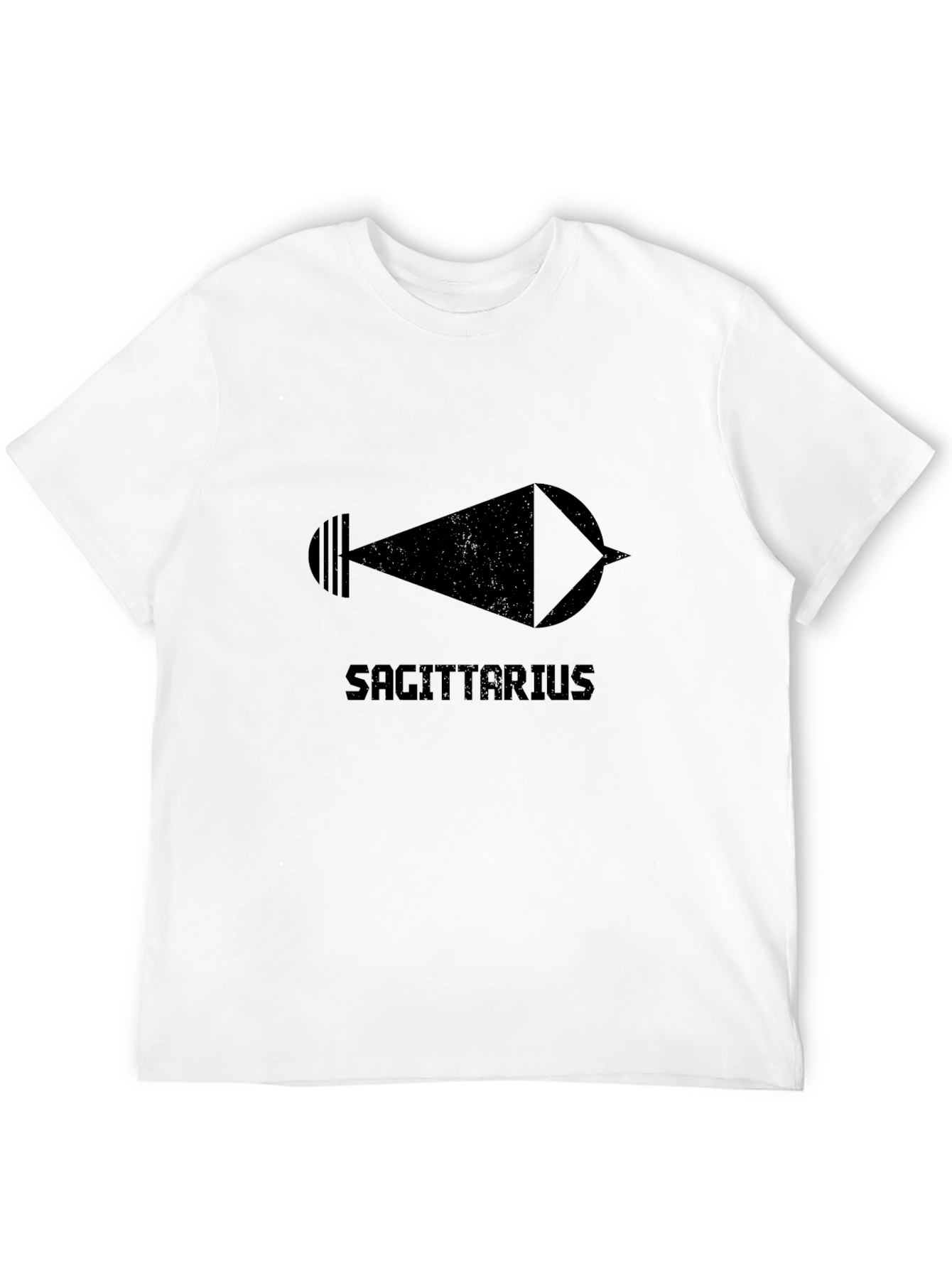 Sagittarius Graphic Tee - Zodiac Black T-Shirt