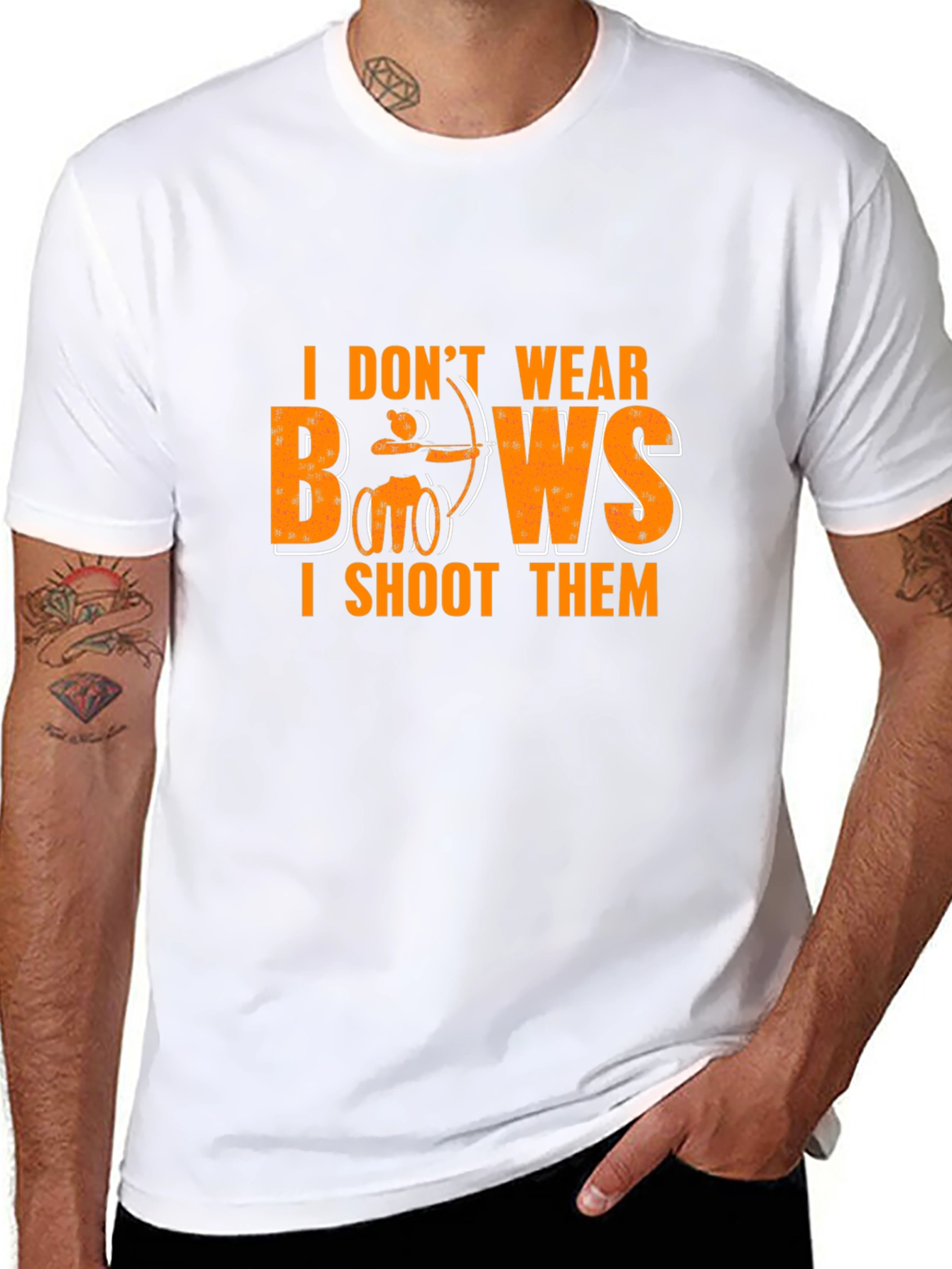 I Dont Wear Bows T-Shirt - Archery Tee