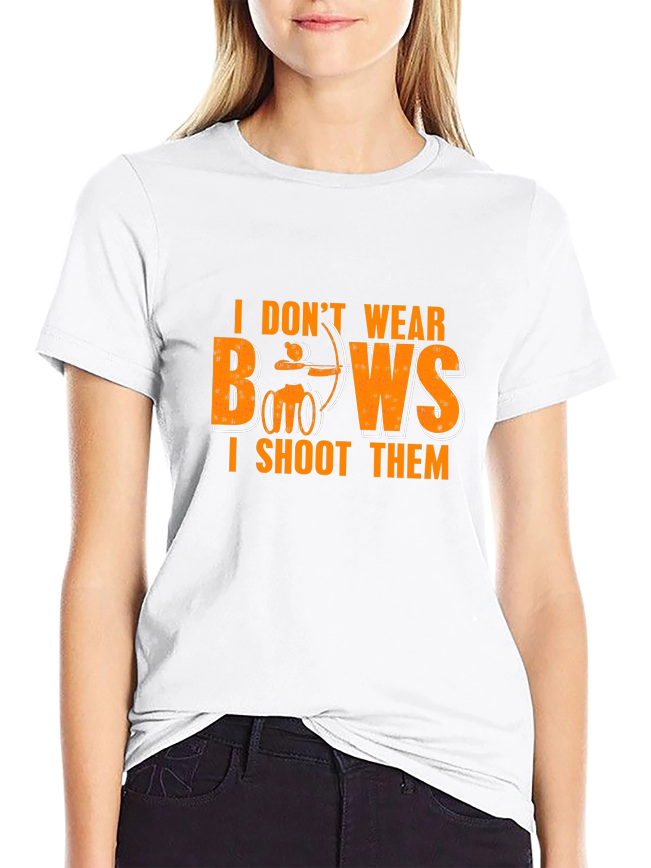 I Dont Wear Bows T-Shirt - Archery Tee