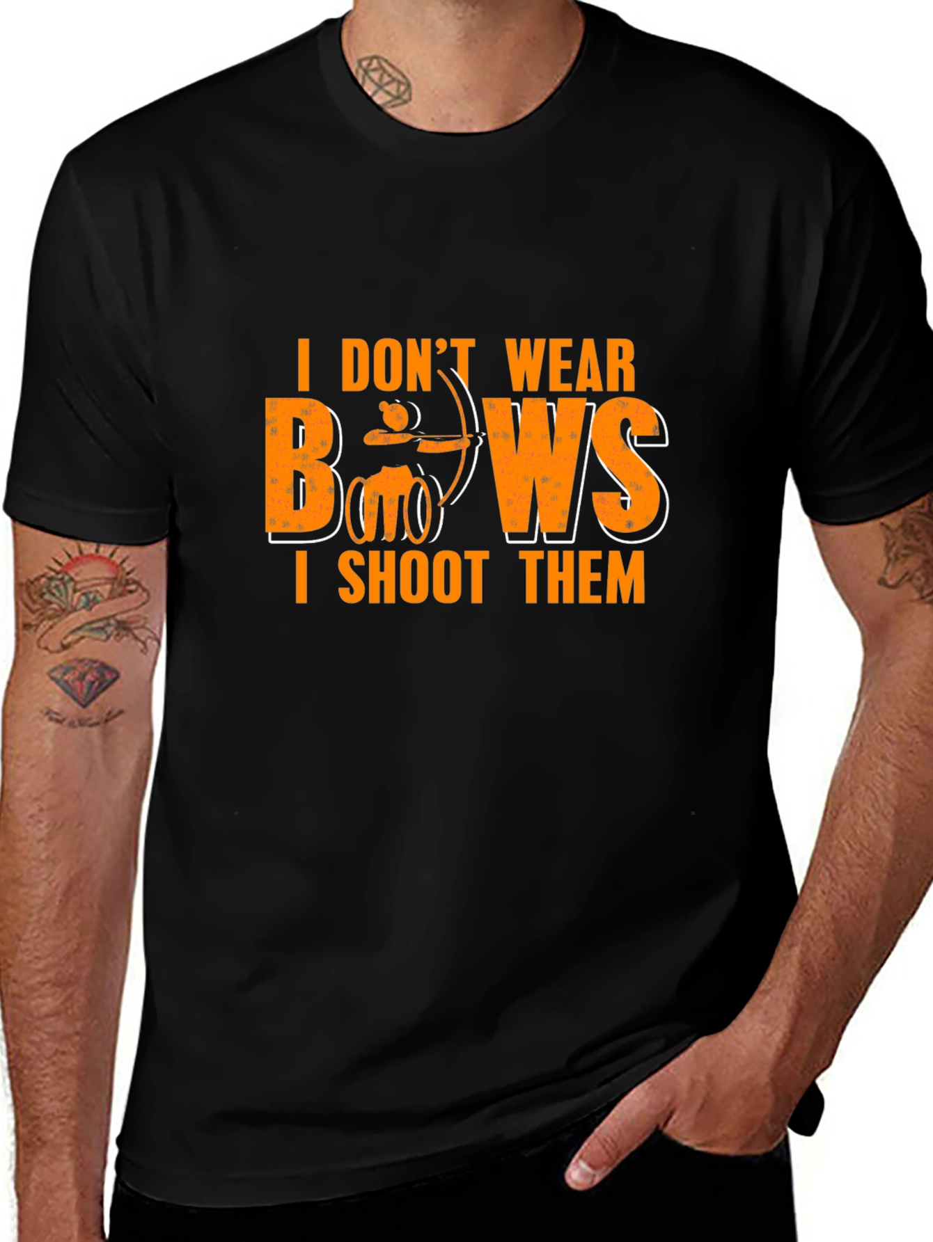 I Dont Wear Bows T-Shirt - Archery Tee