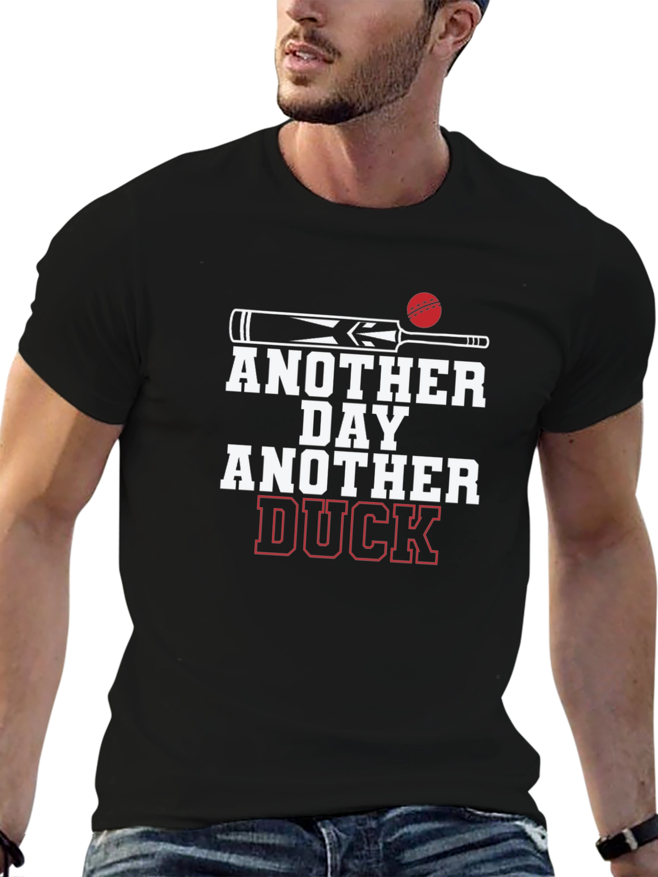 Cricket Fan T-Shirt: Another Day Another Duck Graphic Tee
