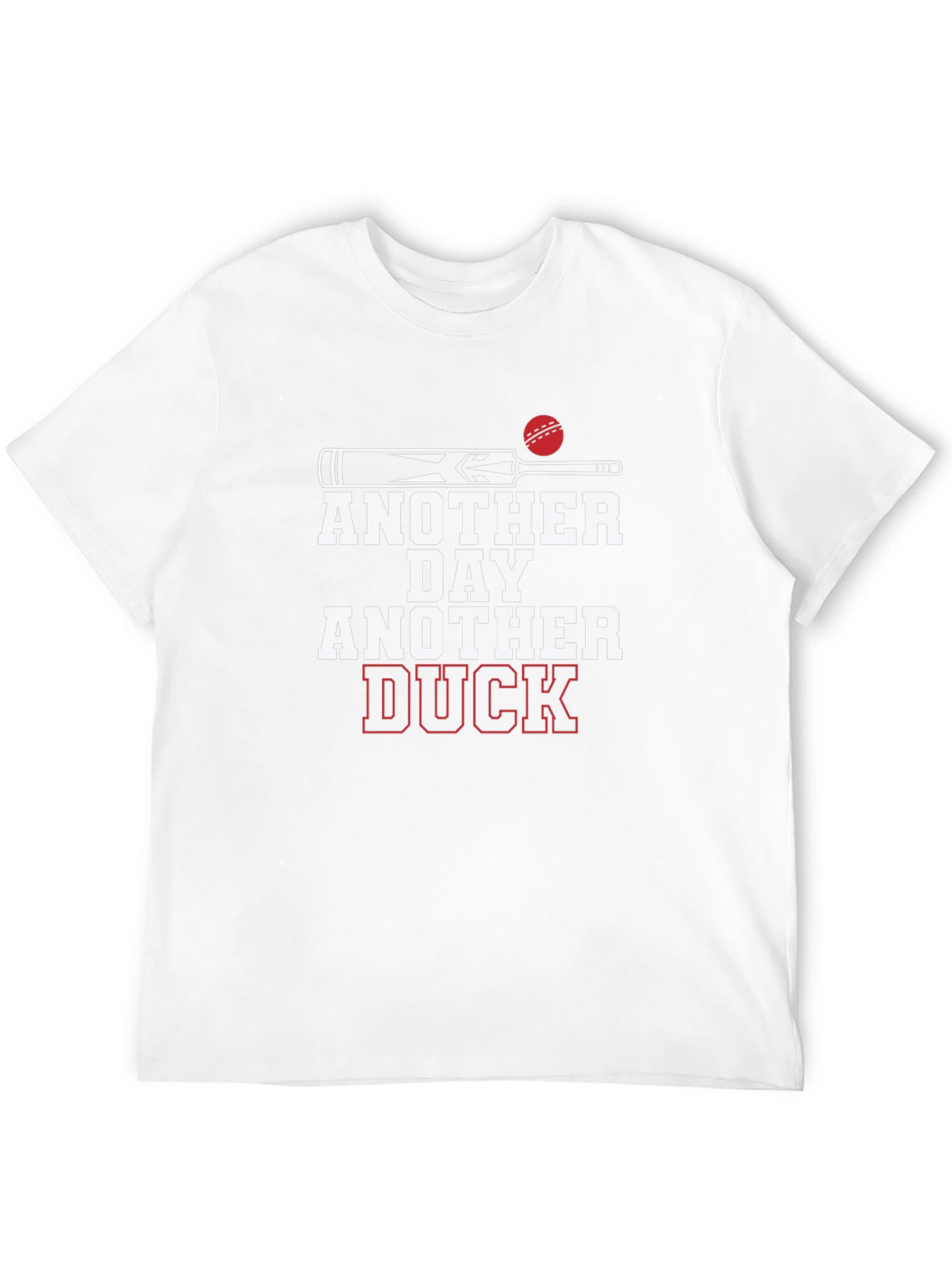 Cricket Fan T-Shirt: Another Day Another Duck Graphic Tee