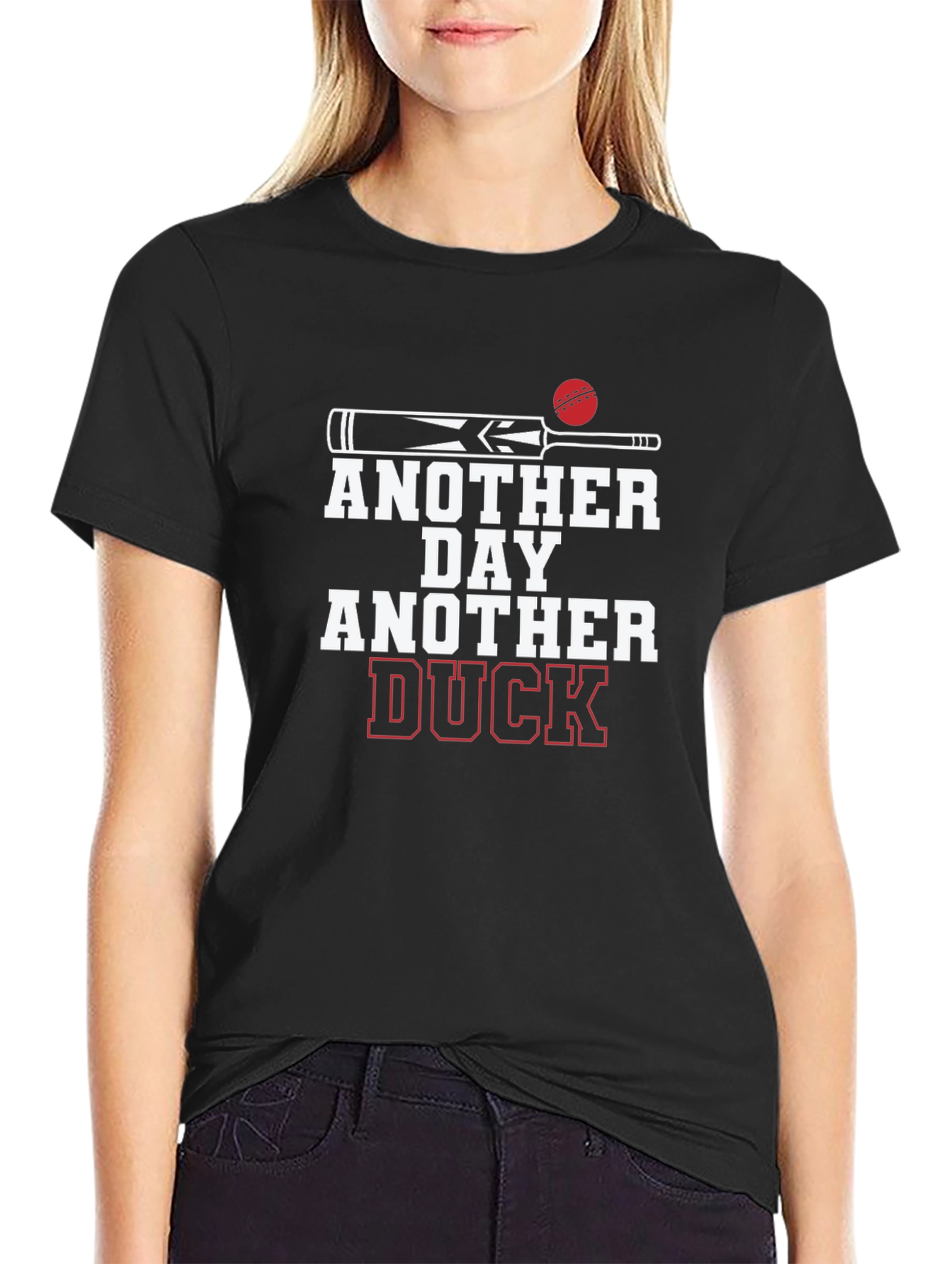 Cricket Fan T-Shirt: Another Day Another Duck Graphic Tee