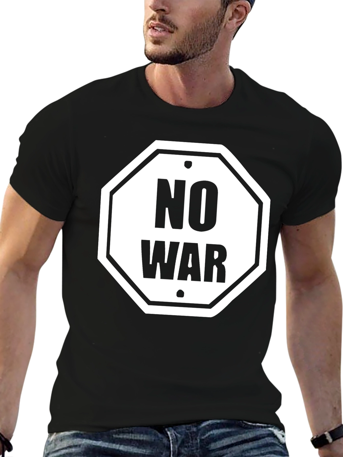 No War T-Shirt - Black