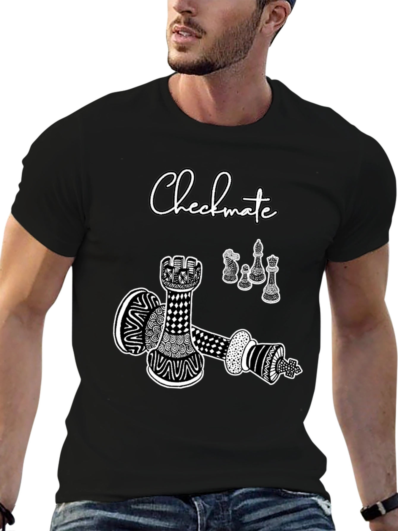 Checkmate Graphic Tee - Stylish Chess Design