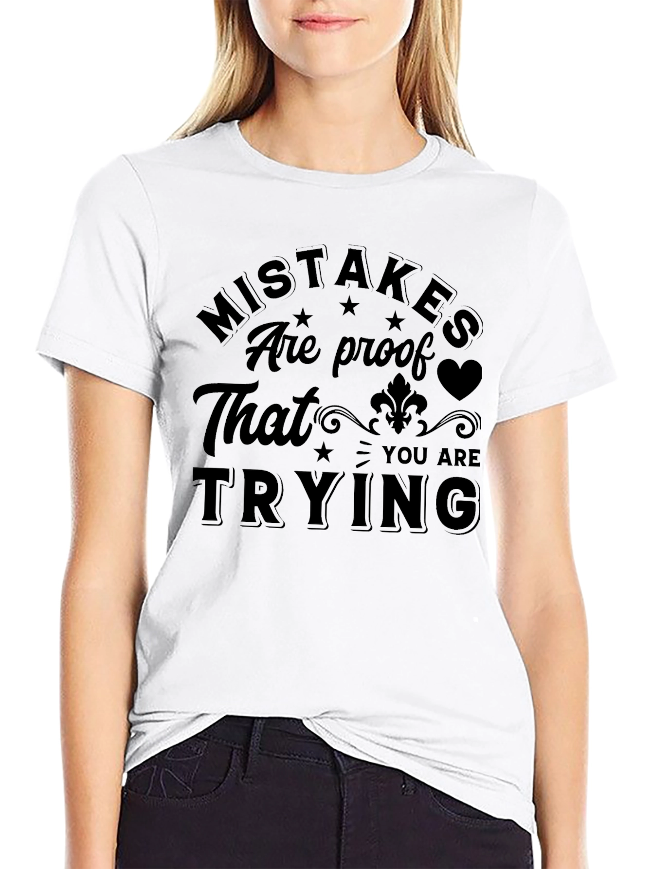 Mistakes Are Proof T-Shirt - Motivational Graphic Tee