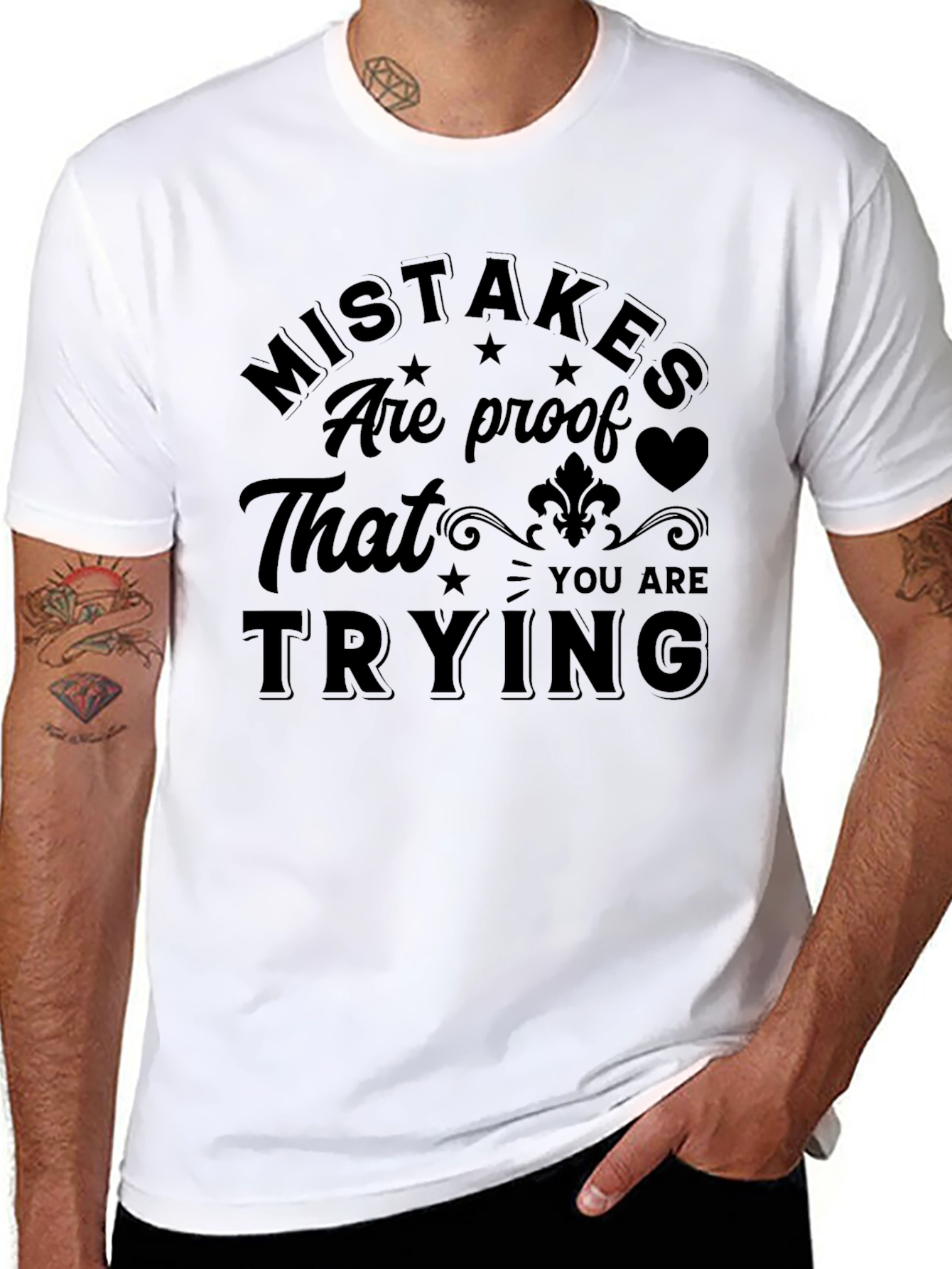 Mistakes Are Proof T-Shirt - Motivational Graphic Tee