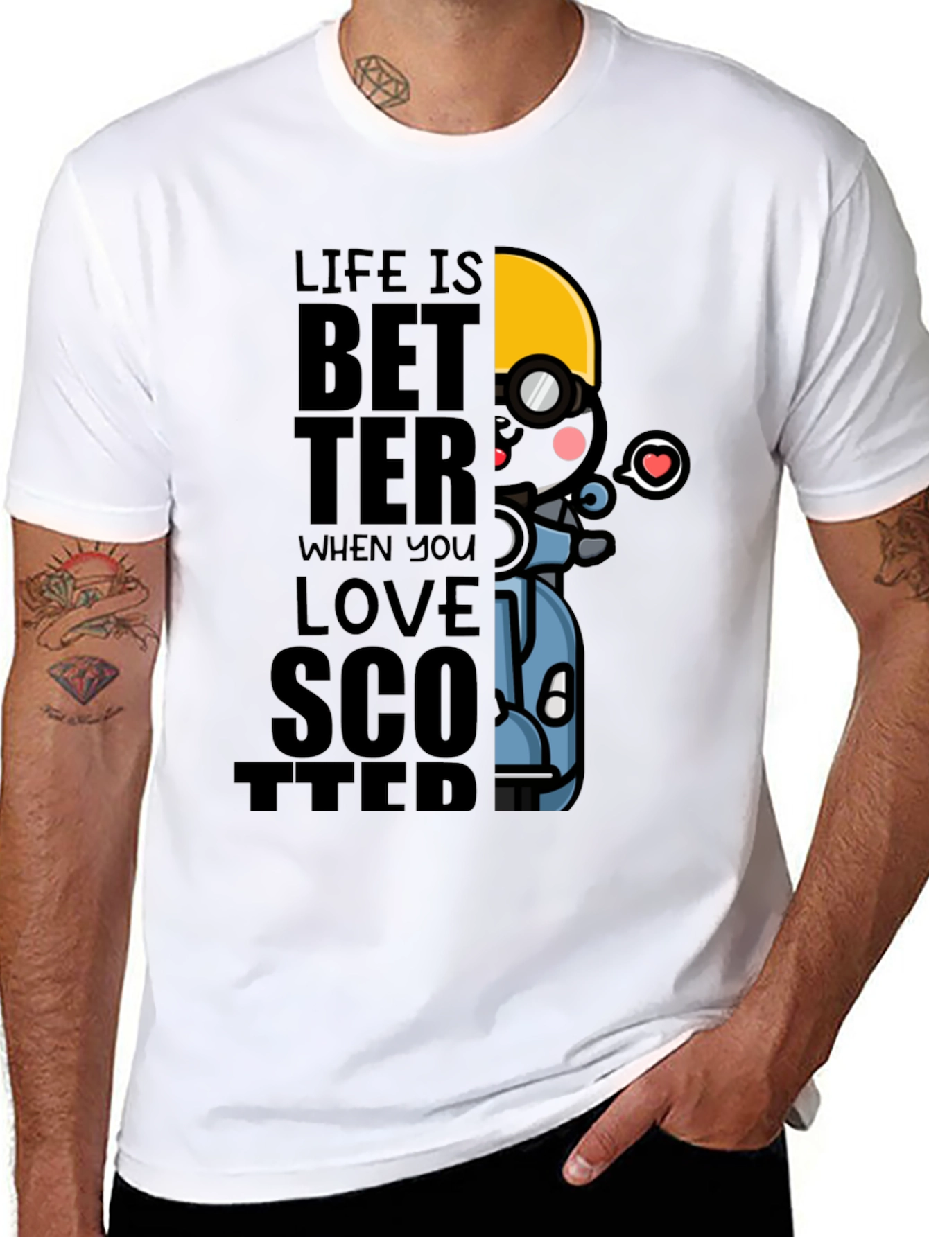 Life is Better on a Scooter T-Shirt