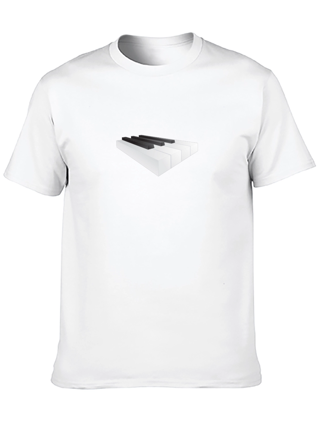 Piano Keys Graphic Tee - Music Lovers Shirt