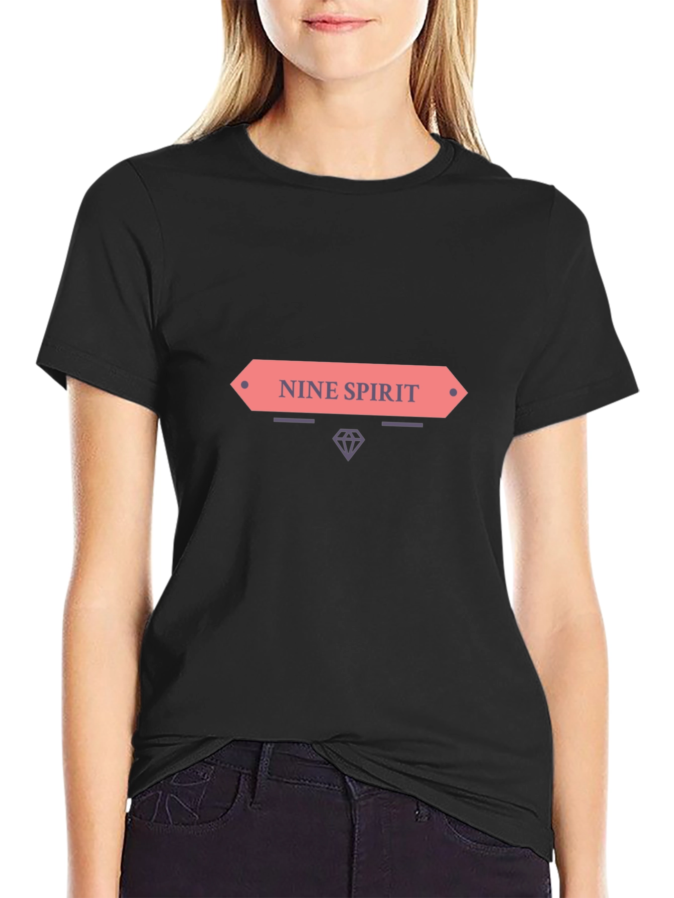 Nine Spirit Graphic Black T-Shirt