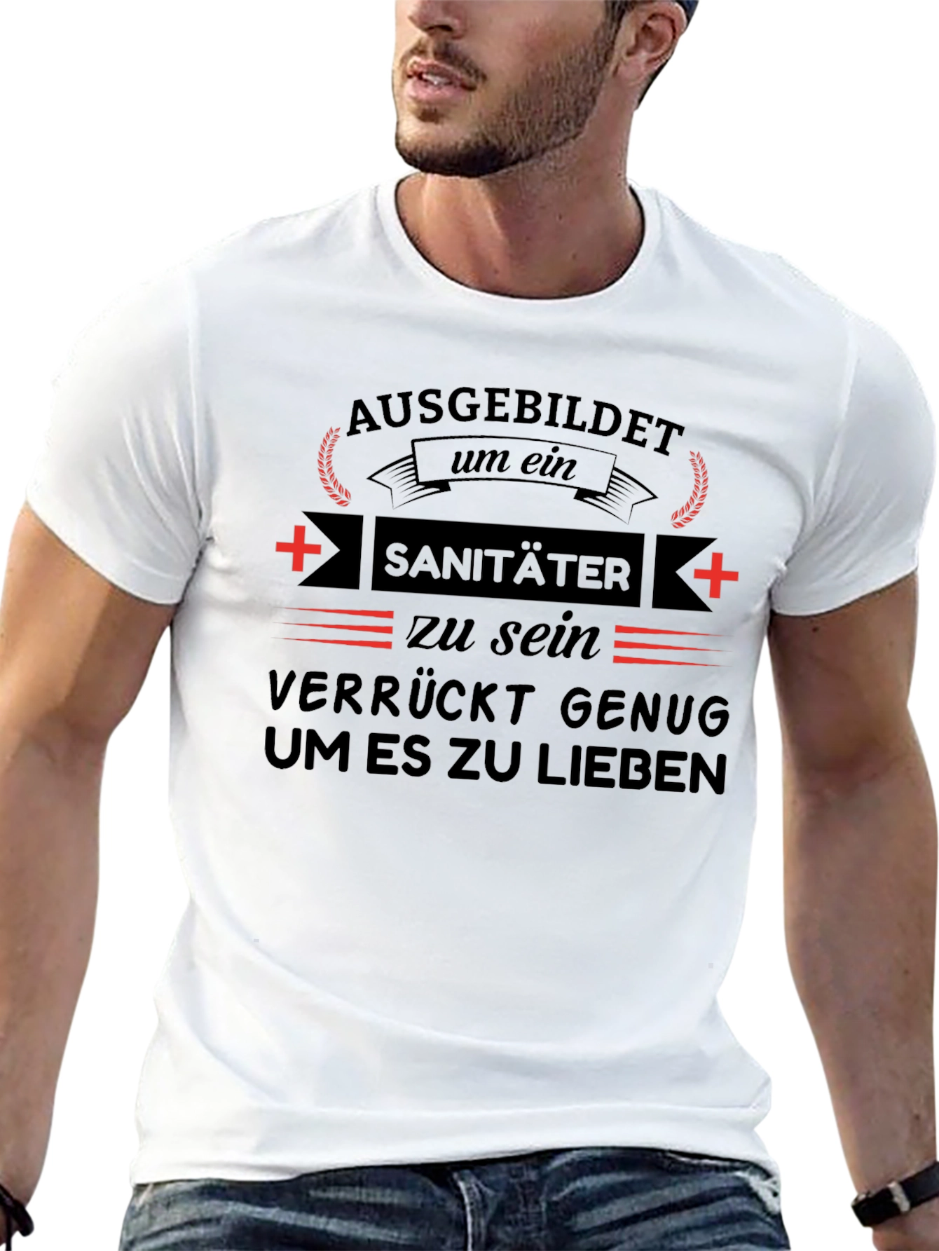 Trained EMT Crazy Enough to Love It T-Shirt