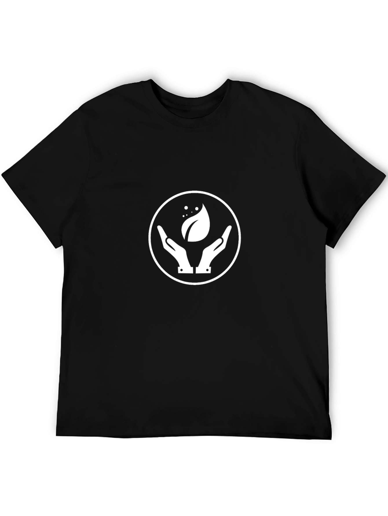 Eco Hands Graphic Black T-Shirt