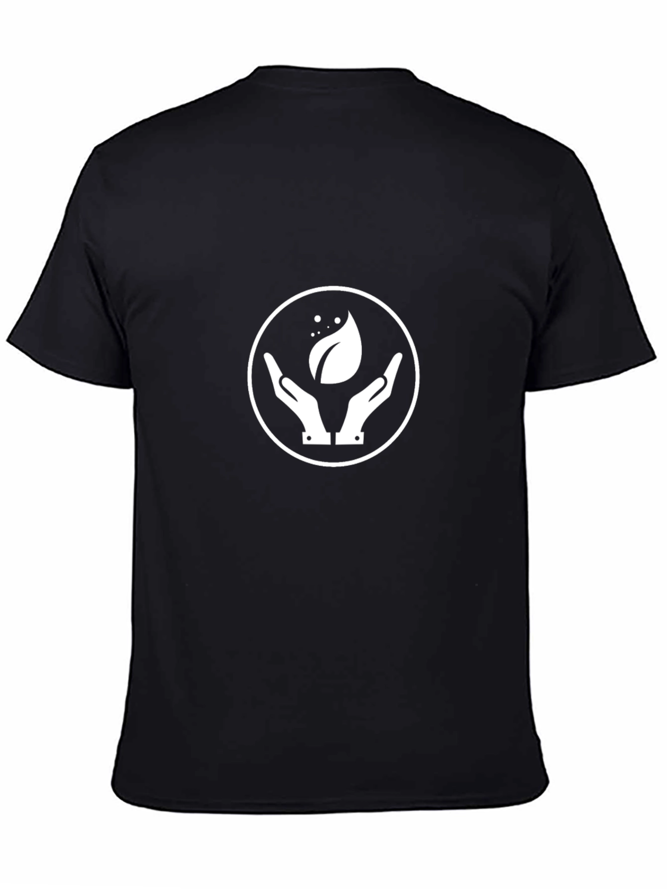 Eco Hands Graphic Black T-Shirt