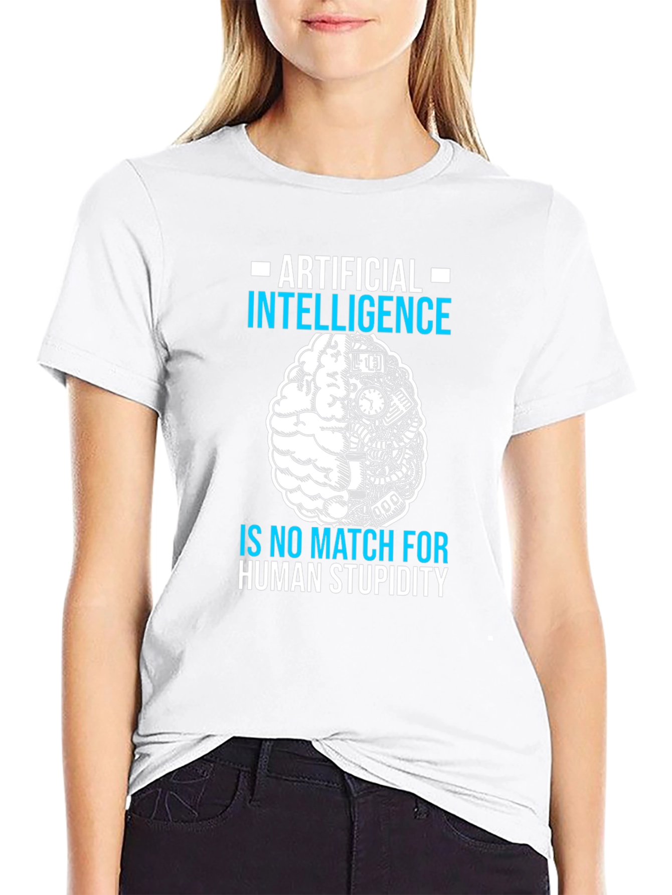 AI vs Human T-Shirt - Funny Graphic Tee