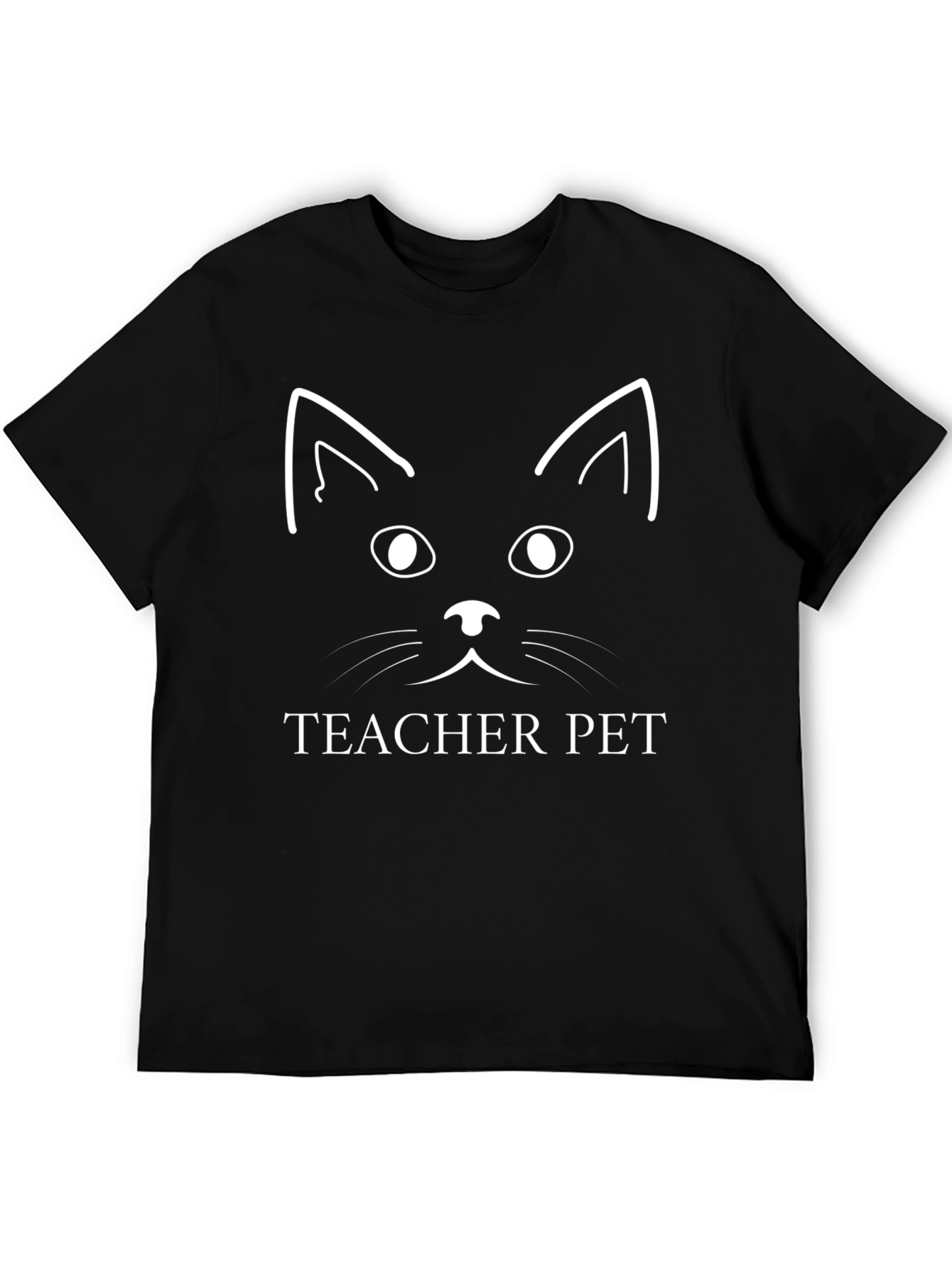 Teacher Pet Cat Graphic T-Shirt
