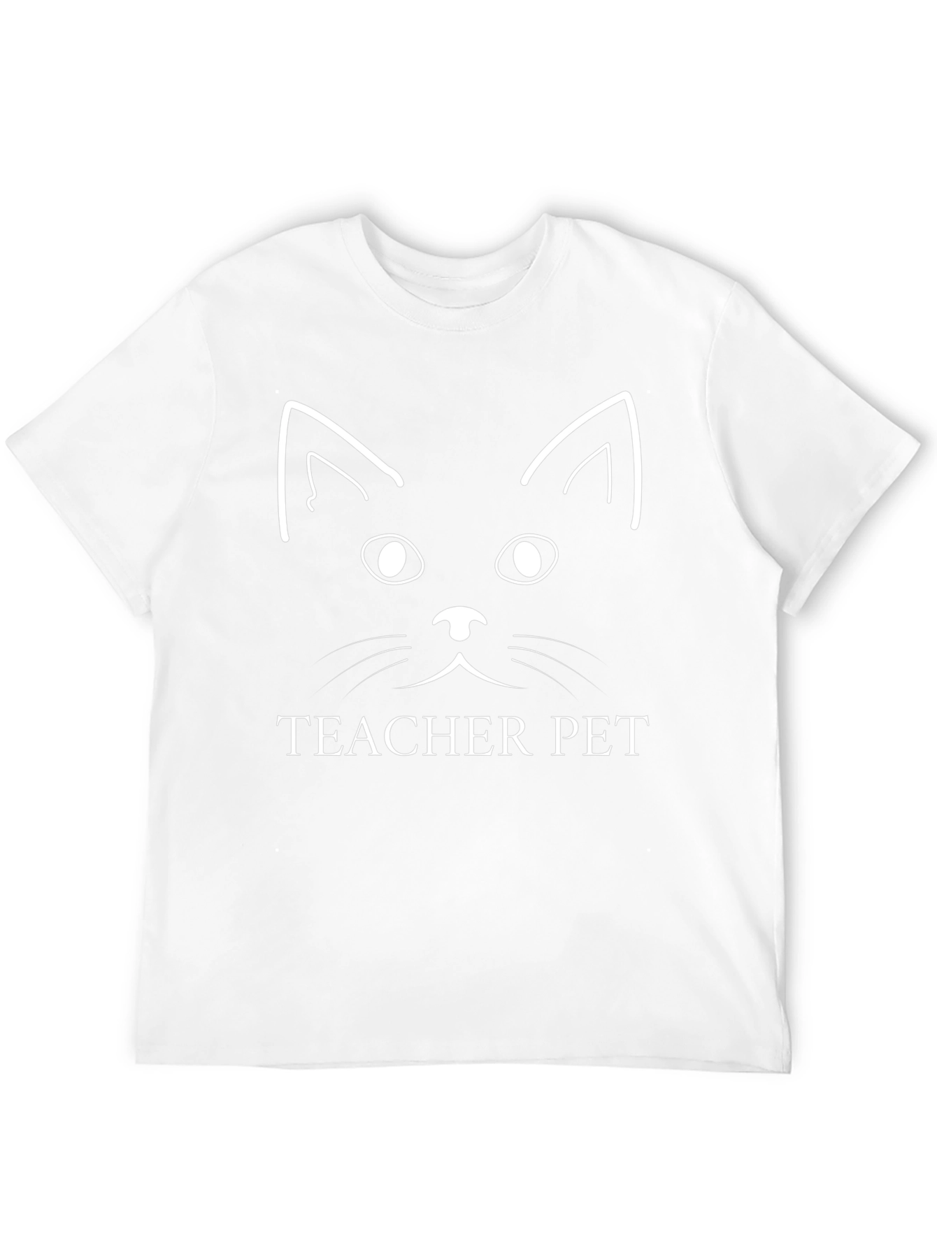 Teacher Pet Cat Graphic T-Shirt