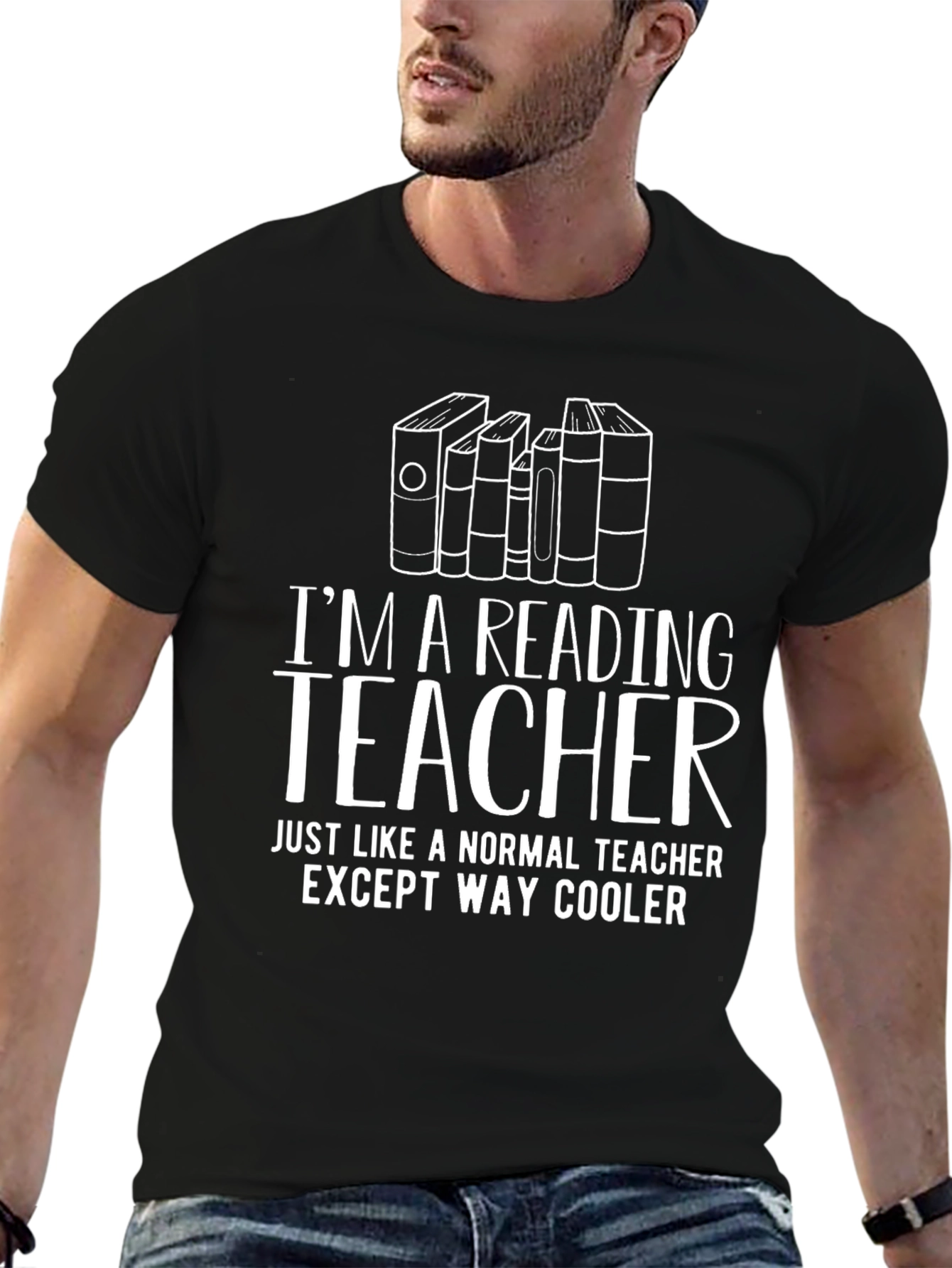 Reading Teacher Graphic T-Shirt