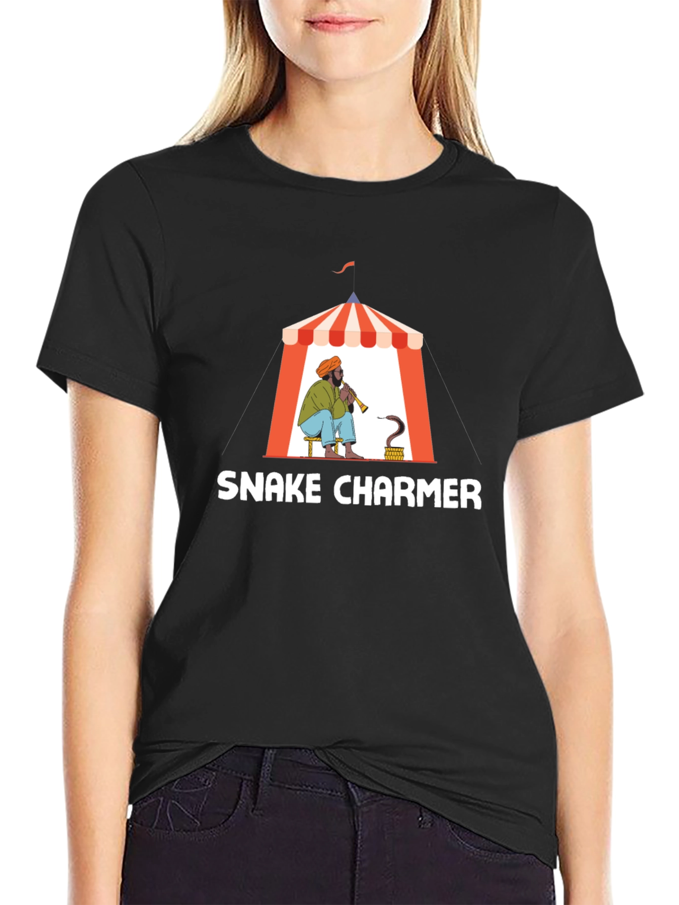 Snake Charmer Graphic T-Shirt