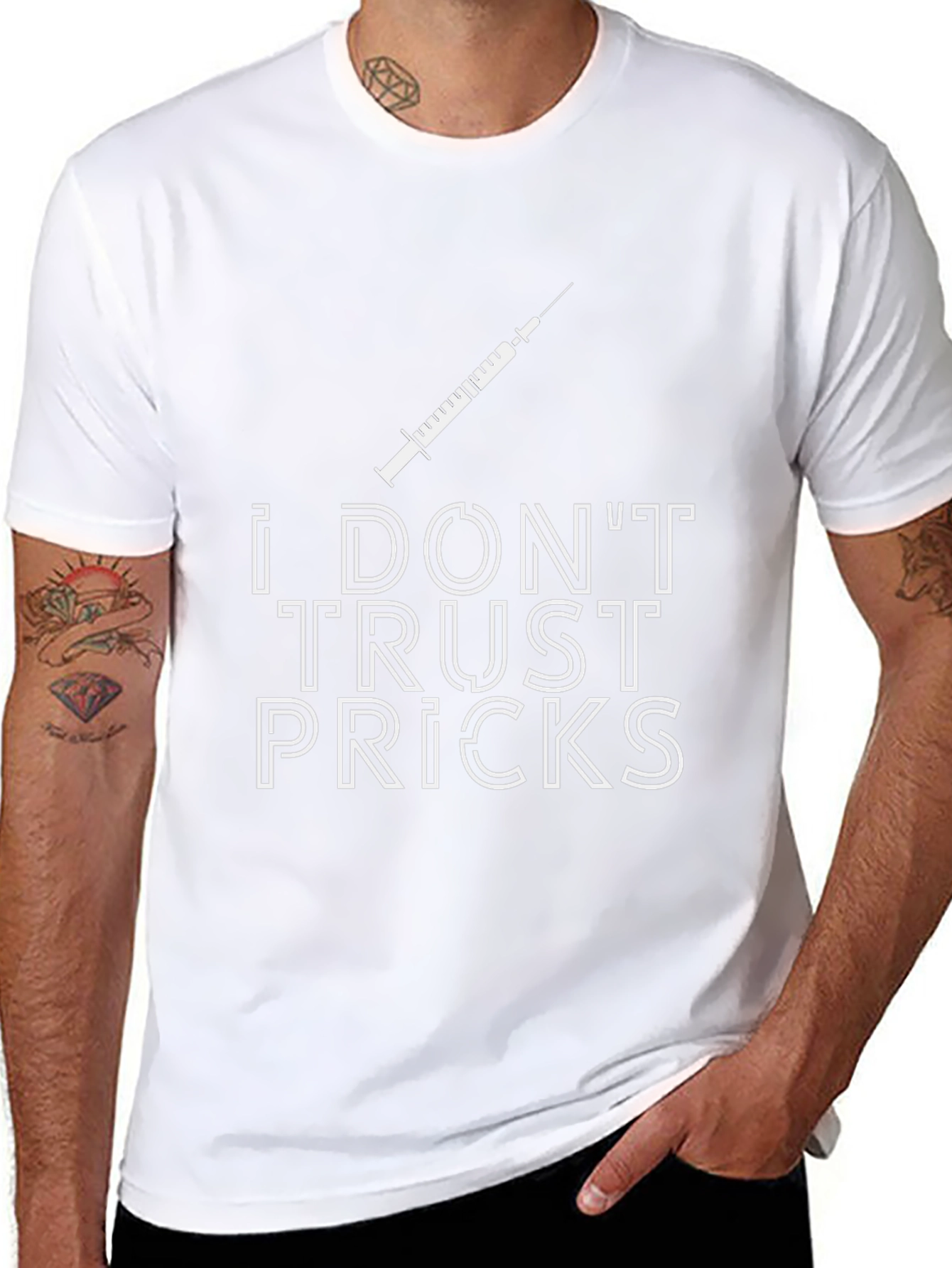 I Dont Trust Pricks Graphic Tee