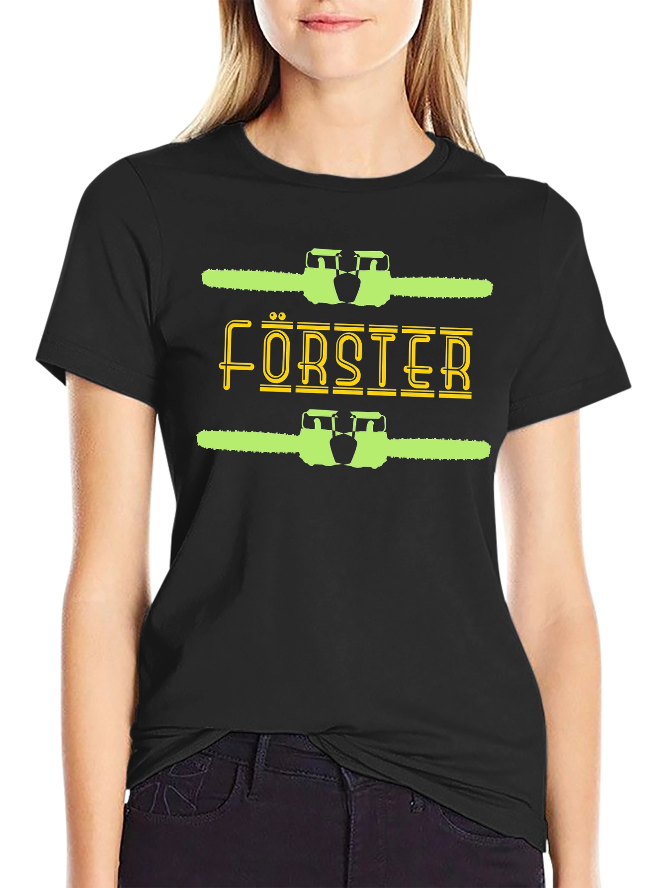 Forester Chainsaw Graphic T-Shirt - Black