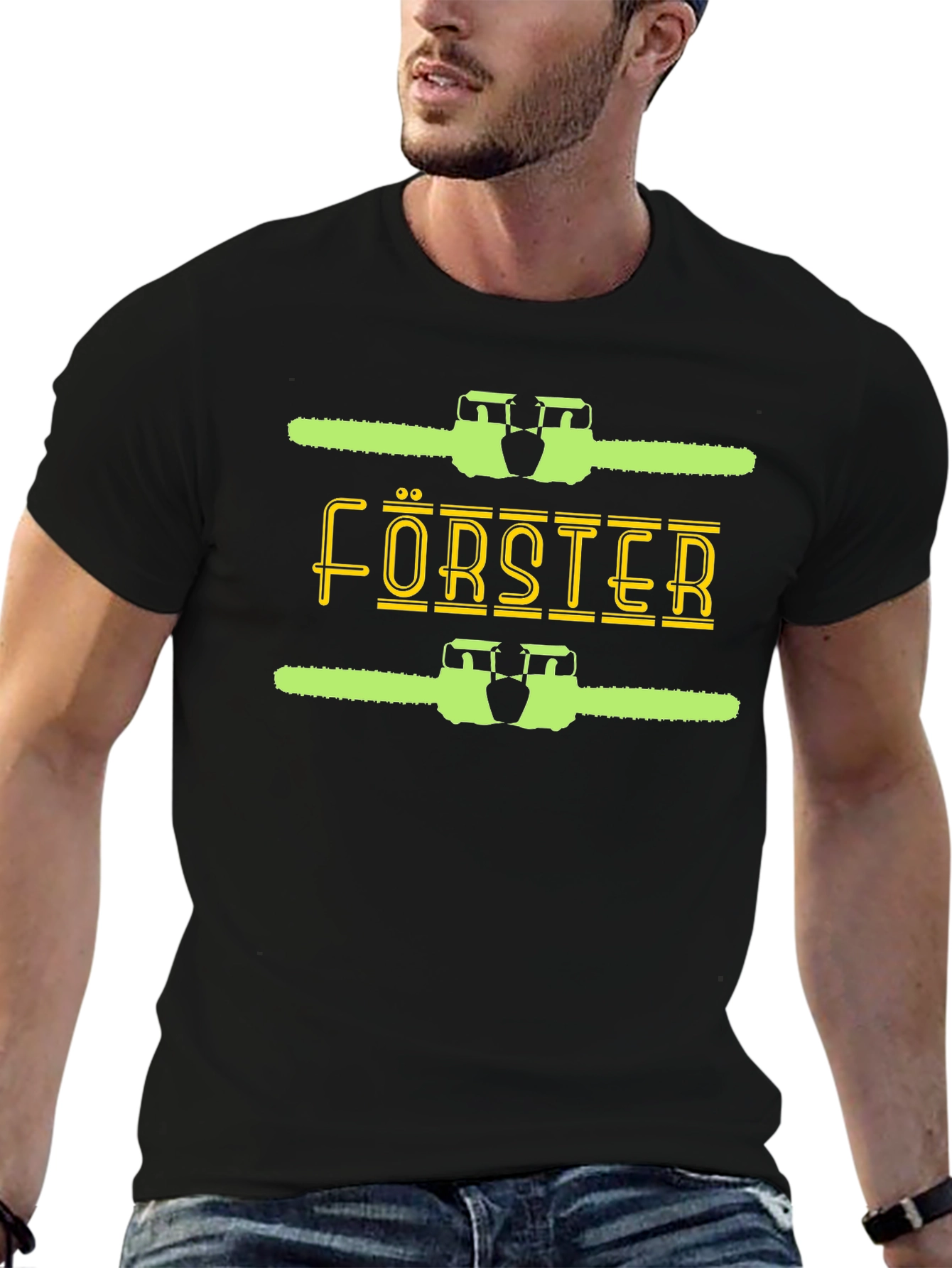 Forester Chainsaw Graphic T-Shirt - Black