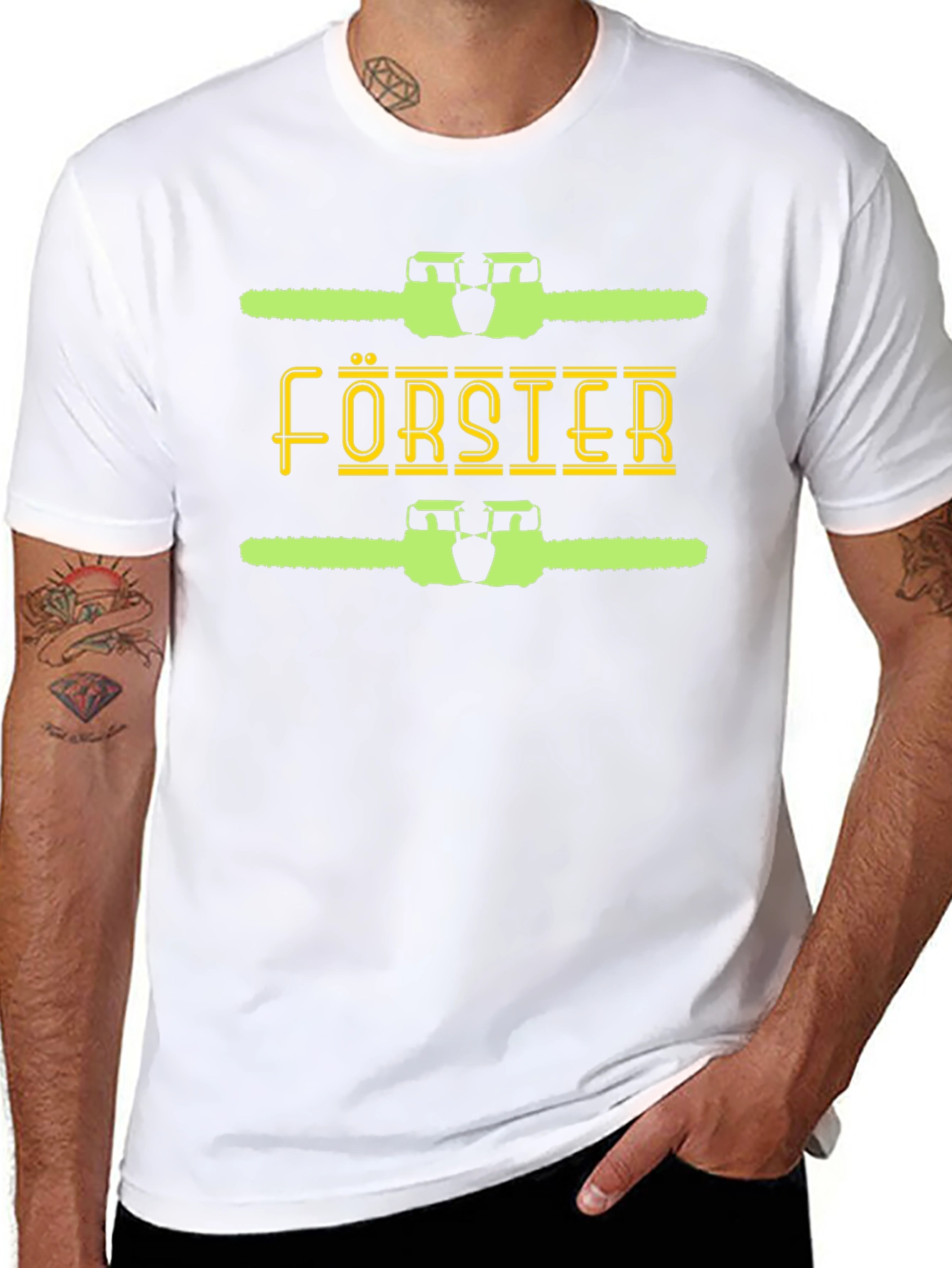 Forester Chainsaw Graphic T-Shirt - Black