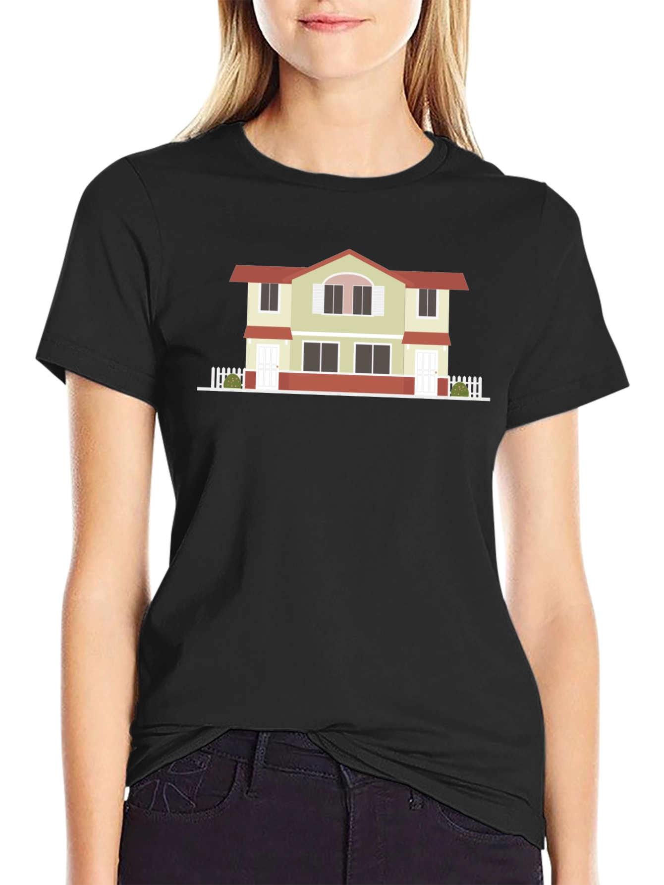House Graphic T-Shirt - Modern Design