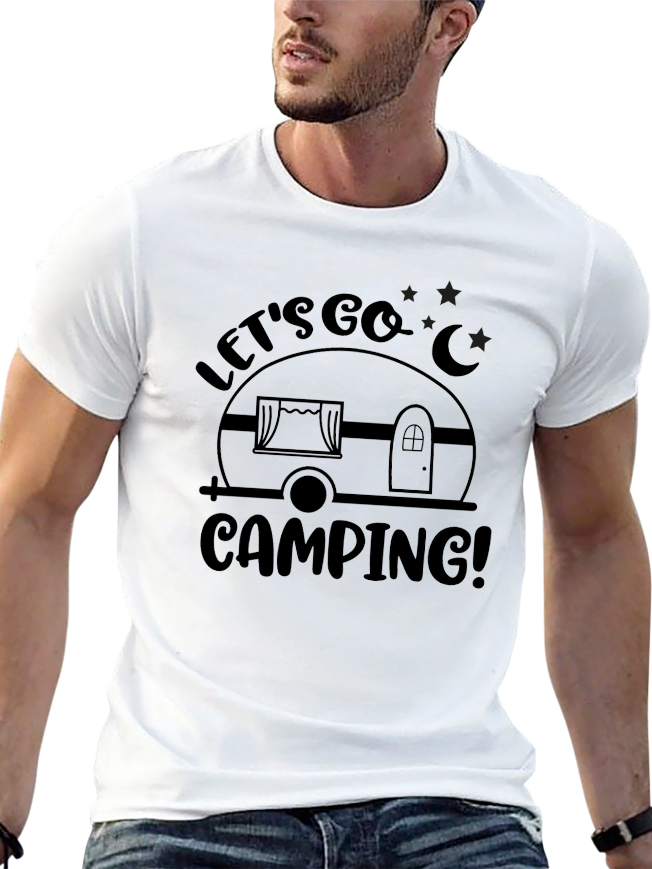 Lets Go Camping Graphic T-Shirt