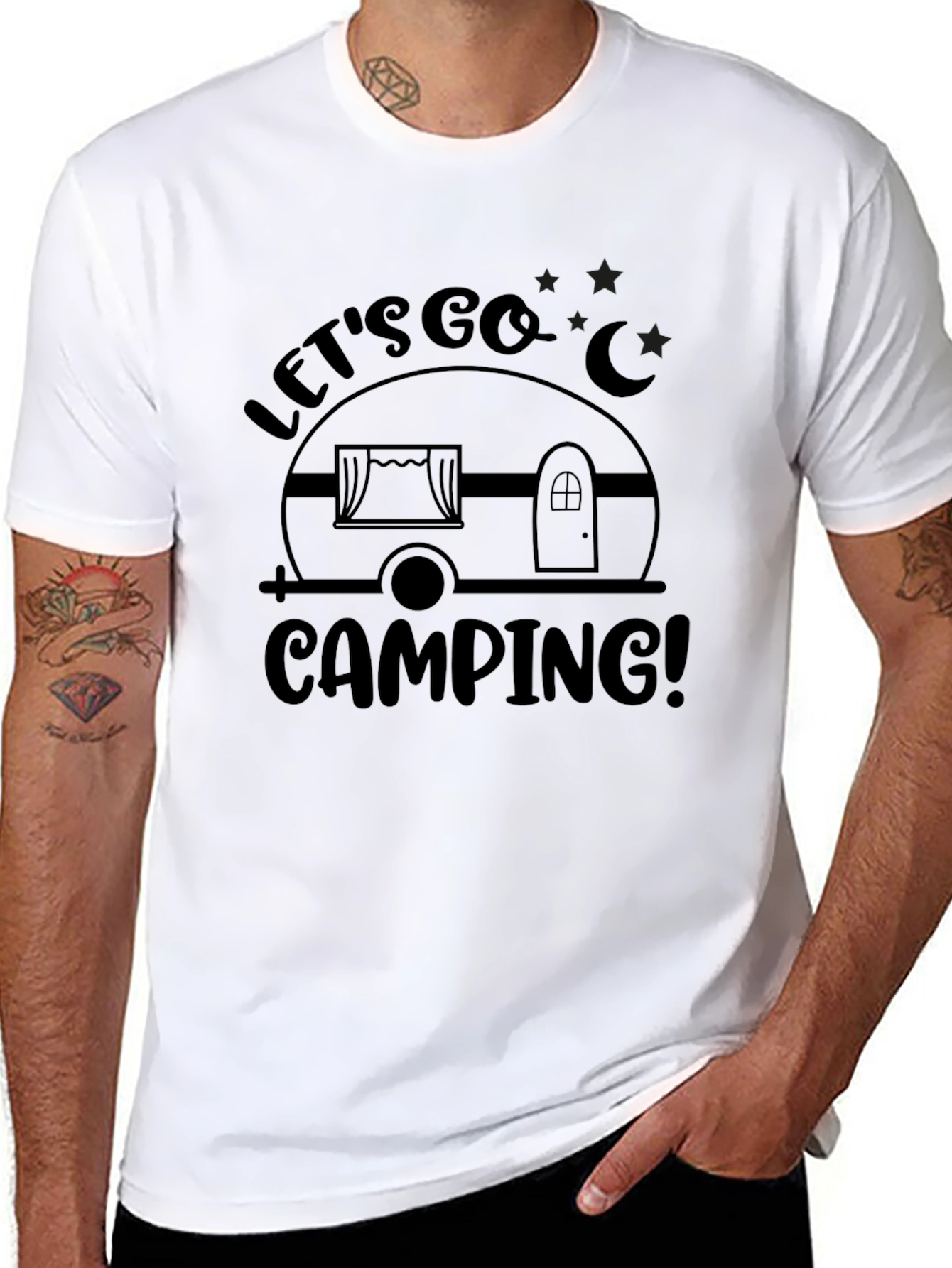 Lets Go Camping Graphic T-Shirt