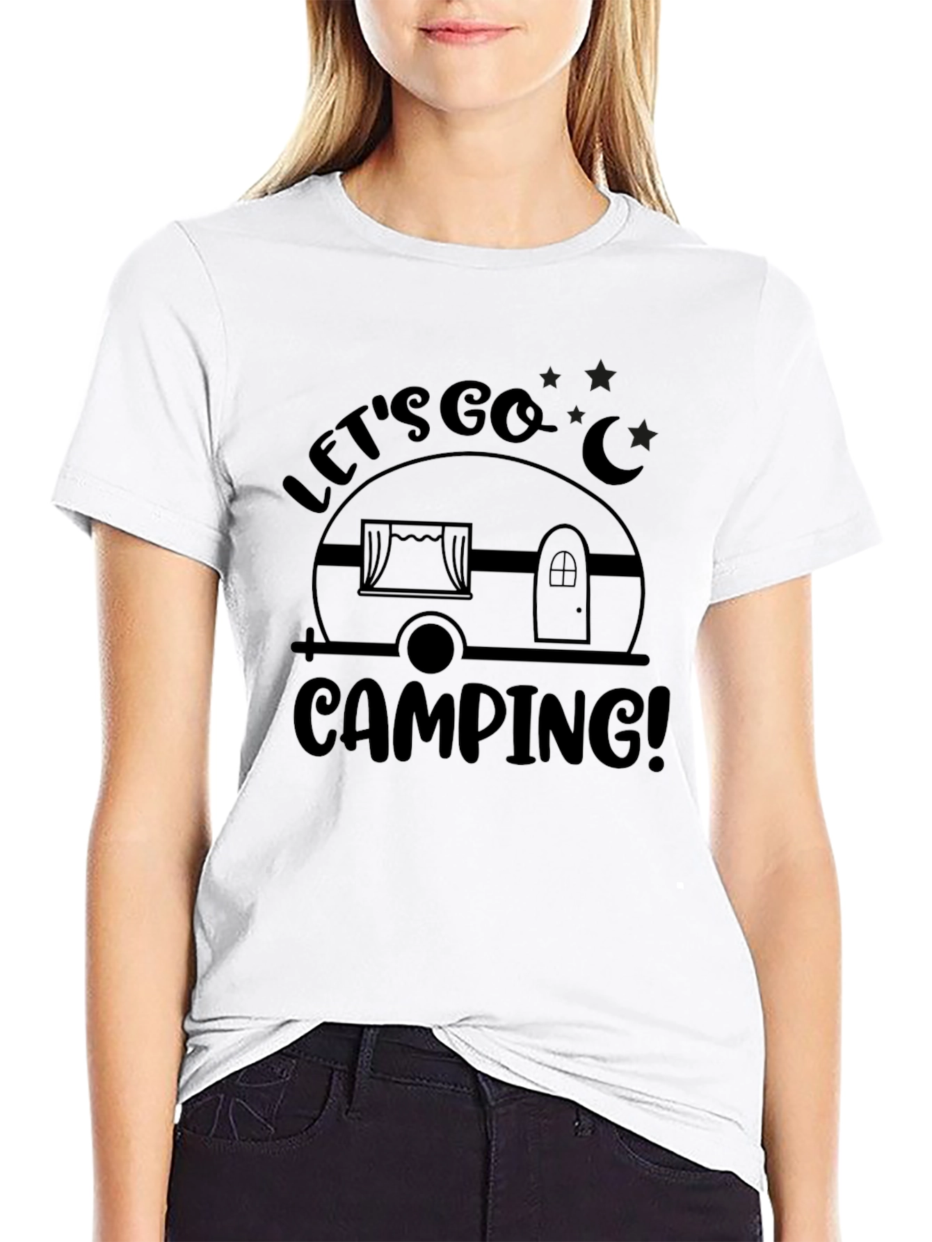 Lets Go Camping Graphic T-Shirt