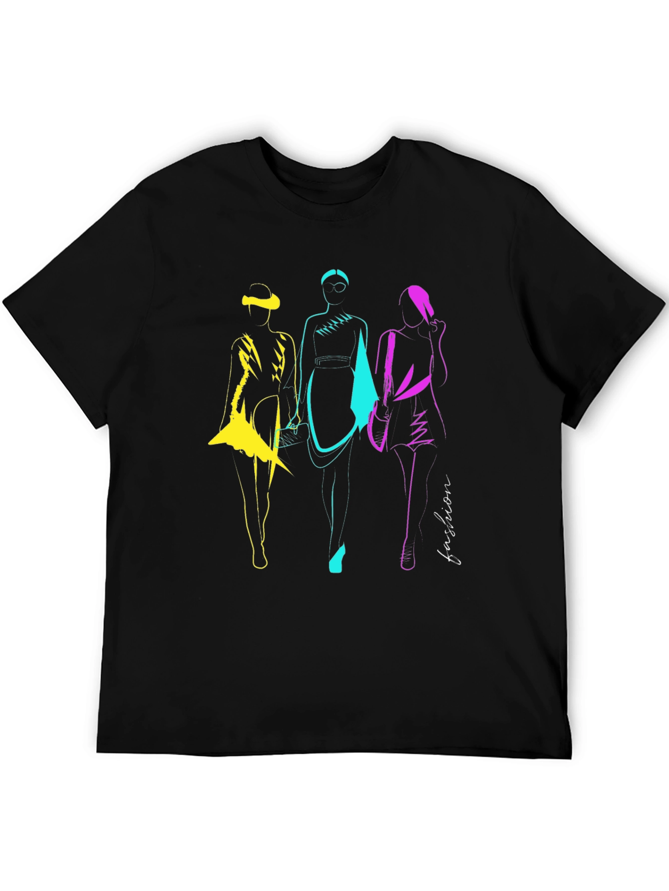 Fashion Women Graphic Tee - Stylish Design