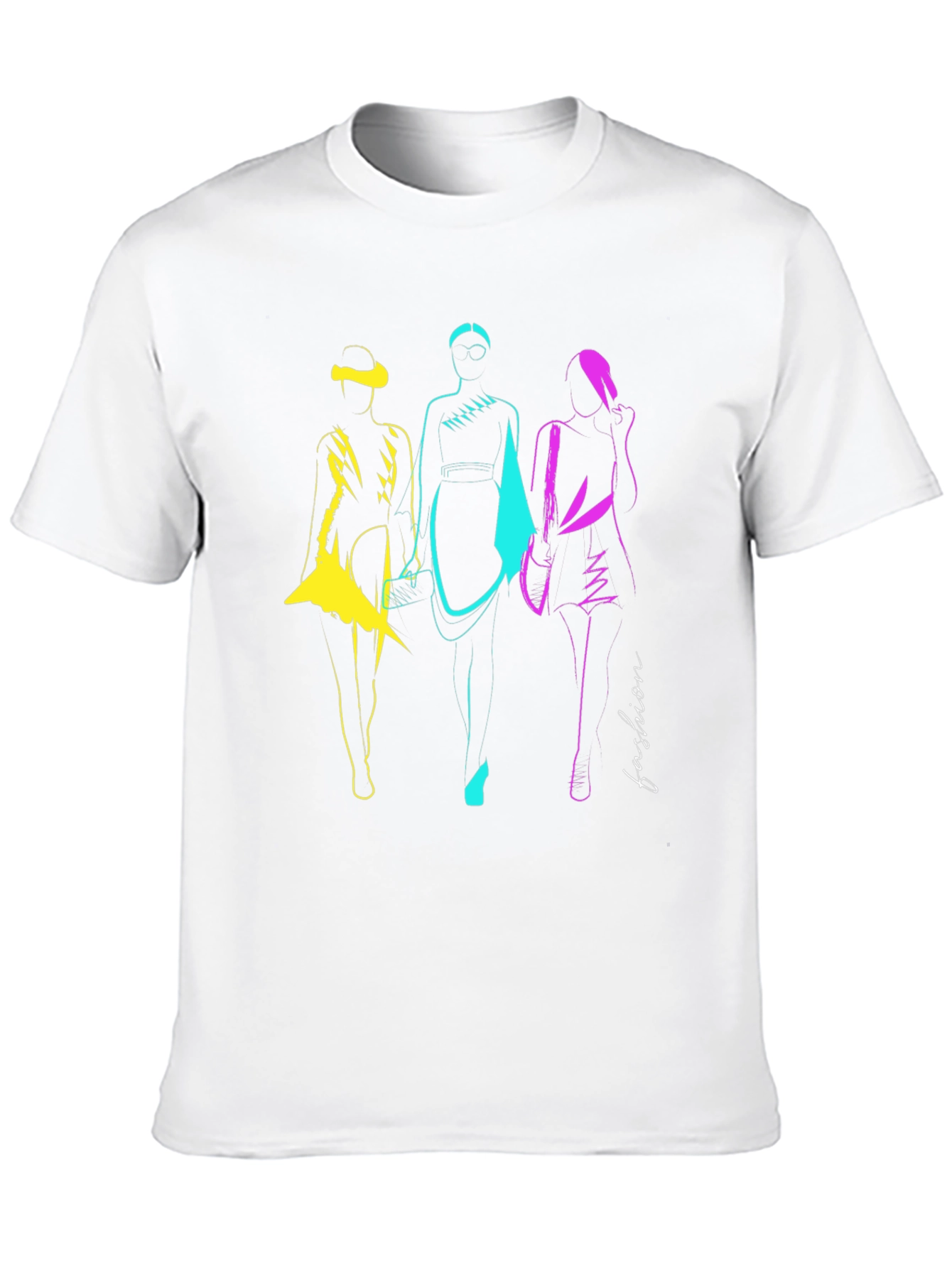 Fashion Women Graphic Tee - Stylish Design