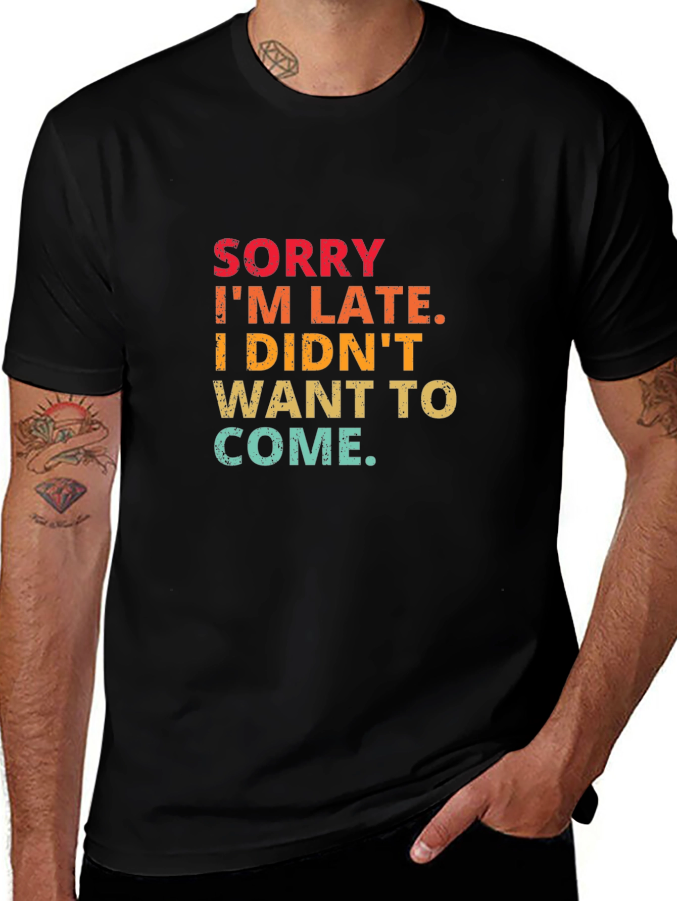 Sorry Im Late Graphic Tee